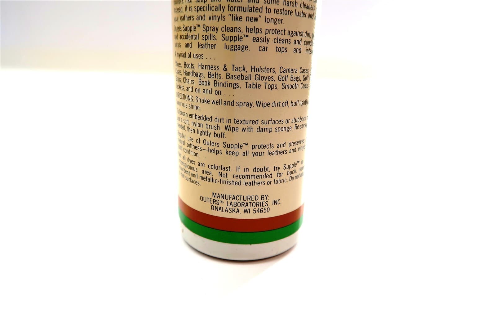 Vintage OUTERS Supple Leather & Vinyl Cleaner / Conditioner in 4 oz Spray Bottle 5