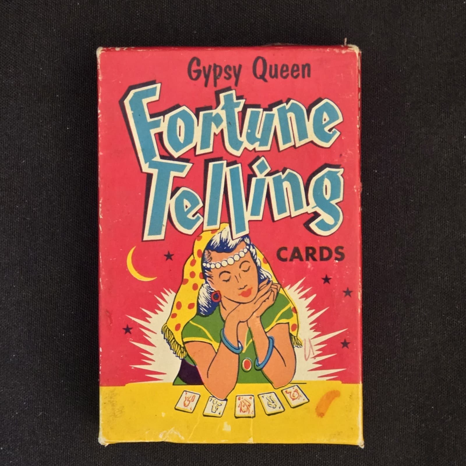Gypsy Queen Fortune Telling Card Game Original Box & Instructions Fairchild Vtg  3