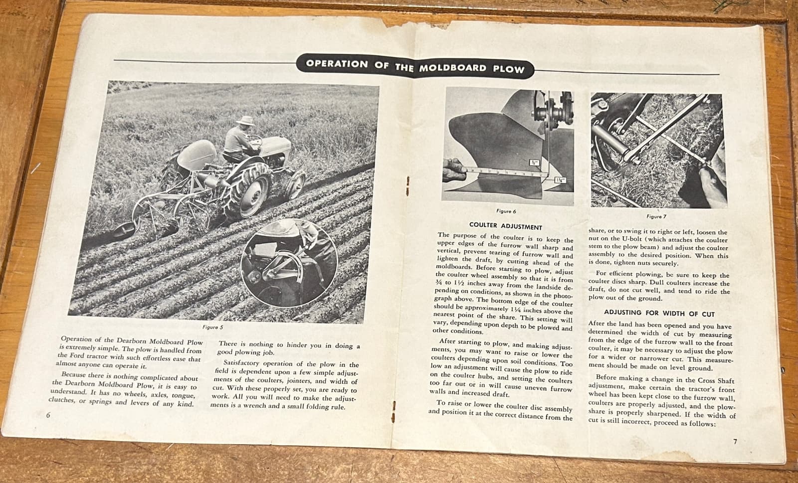 1947 FORD LIFT TYPE MOLDBOARD PLOW ASSEMBLY OPERATING INSTRUCTIONS MANUAL 2