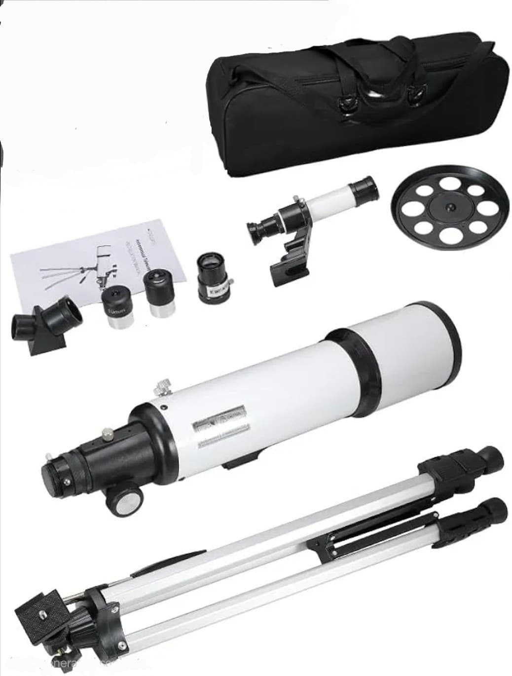 Telescope 80mm Aperture 600mm - Astronomical Portable Refracting Telescope 2