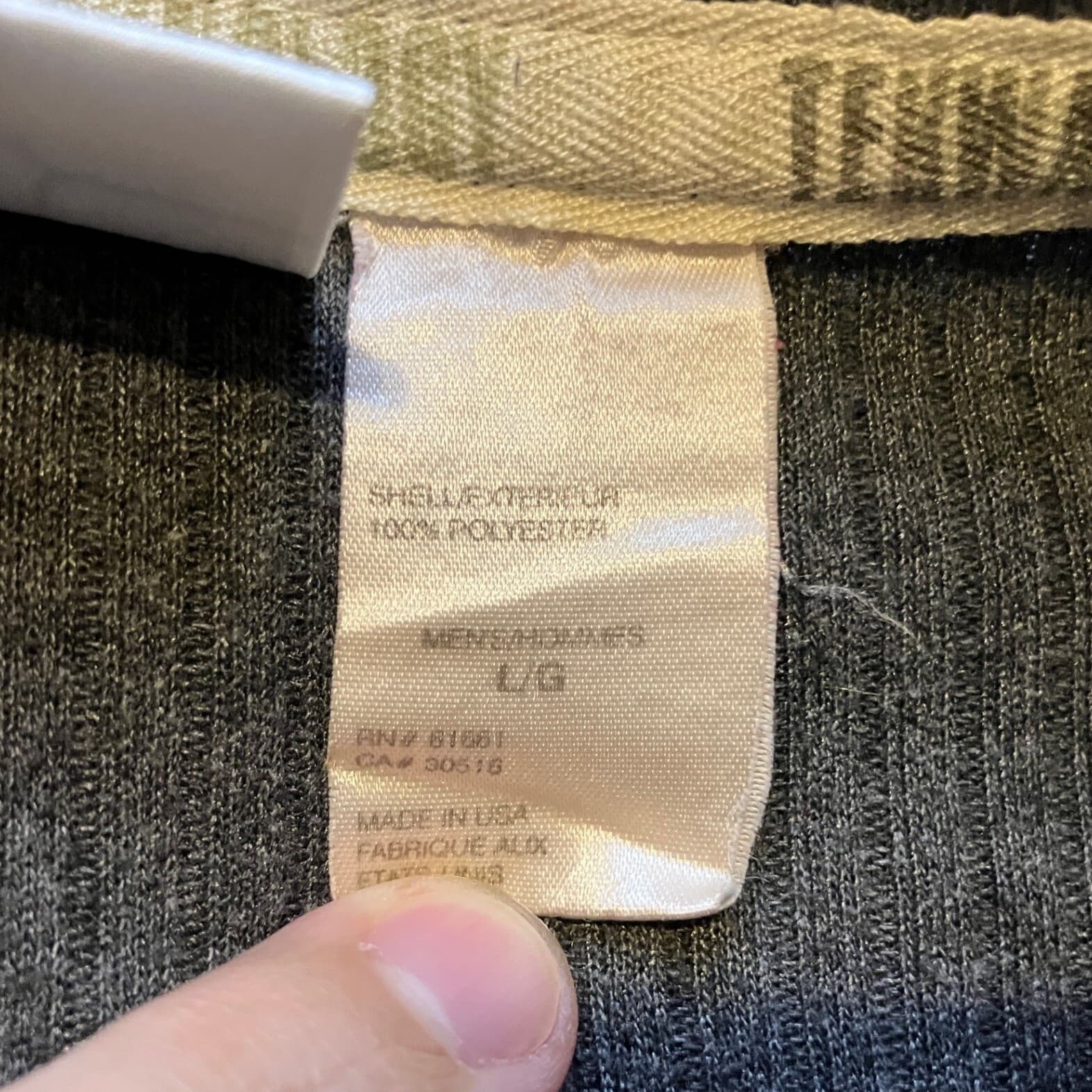 The North Face Shirt Mens Large Henley Long Sleeve Ribbed Knit Pullover Gray 5