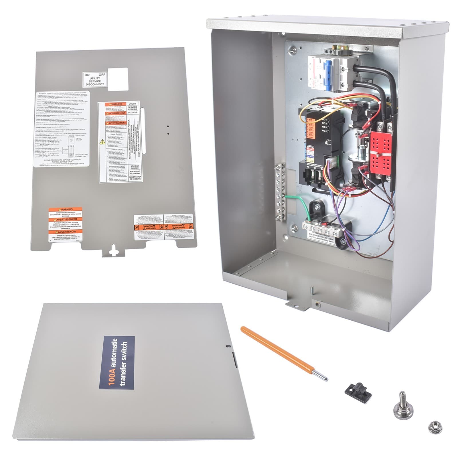 100 Amp 120/240V Single-Phase Automatic Transfer Switch for Generac RXSW100A3 4