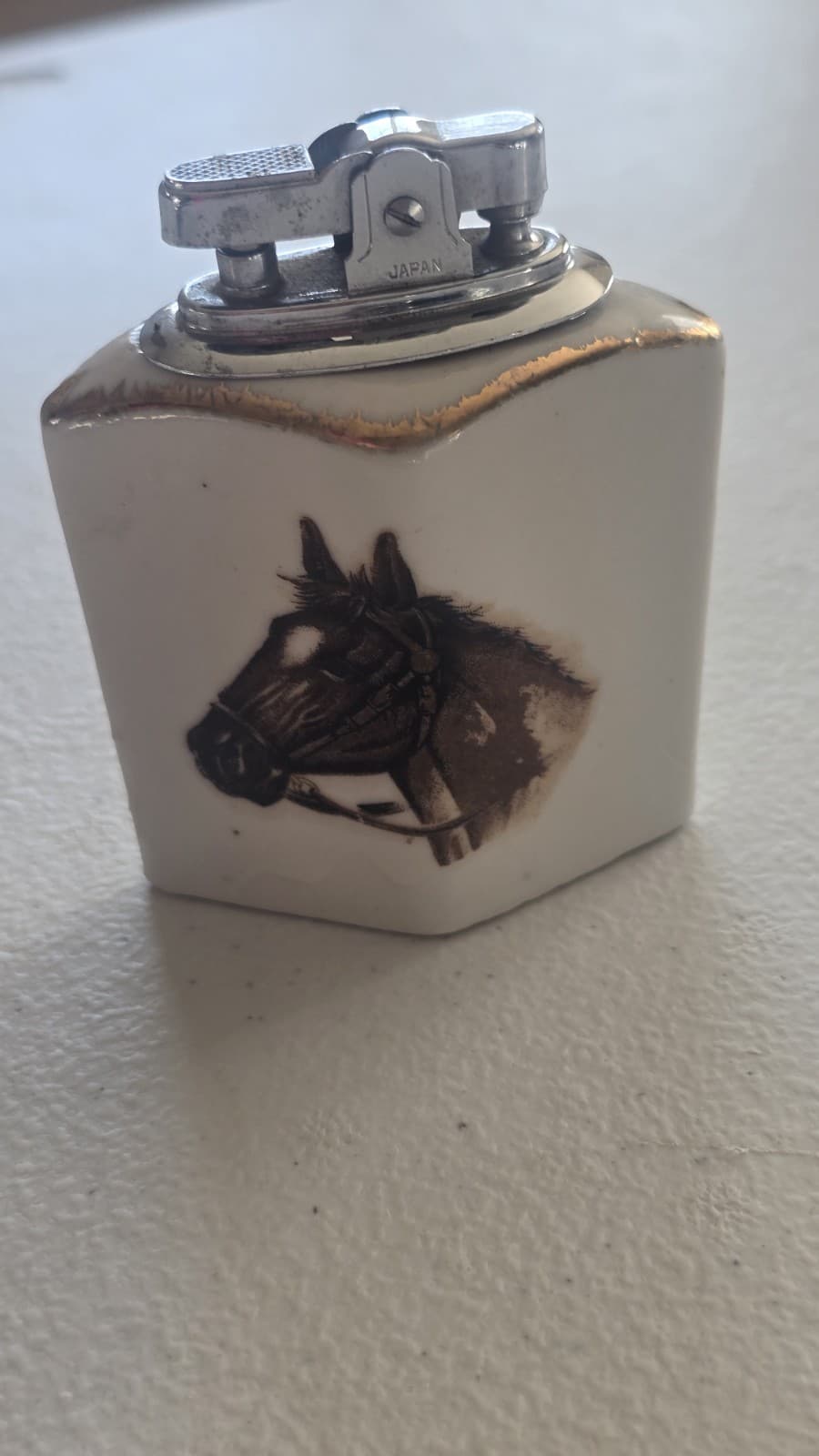 Vintage Horse  Head  Lighter Japan 3