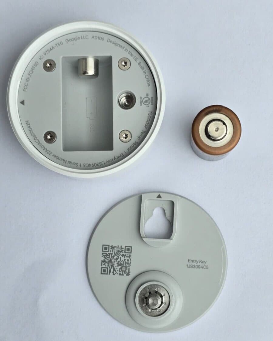 Google Nest T5000SF Temperature Sensor for Nest Learning Thermoset Nest E UVG 4