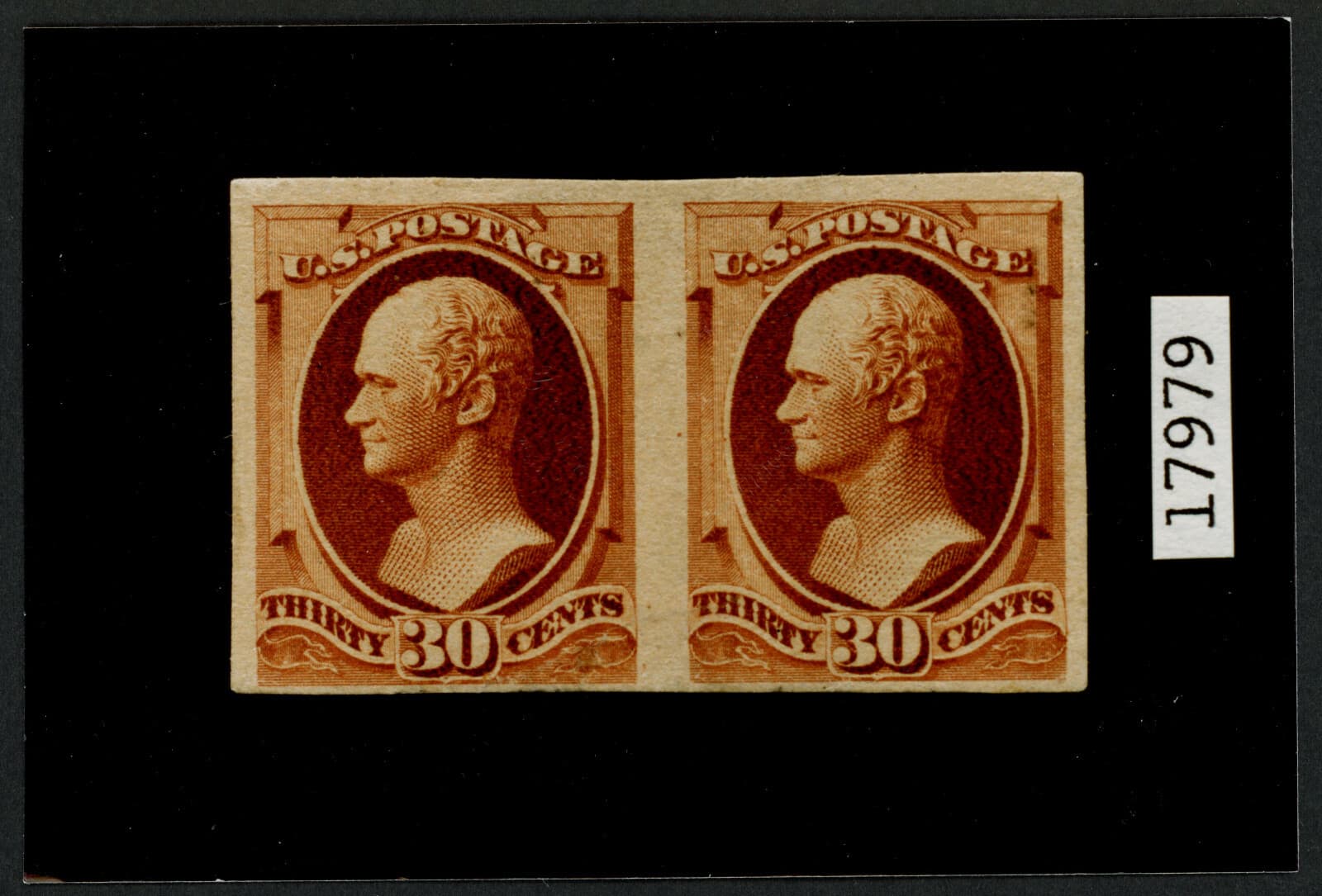 USA Scott# 217P5, IMPERF Proof Pair on stamp paper, PSE Cert SCV $1750 (51648) 3