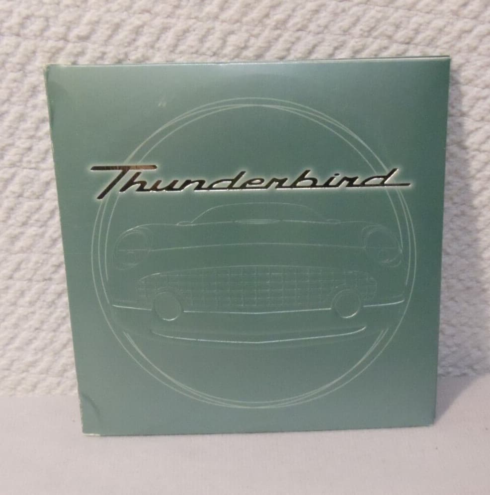 Ford Thunderbird Media Press Kit visual Sight CD Rom & audio Sound CD  3