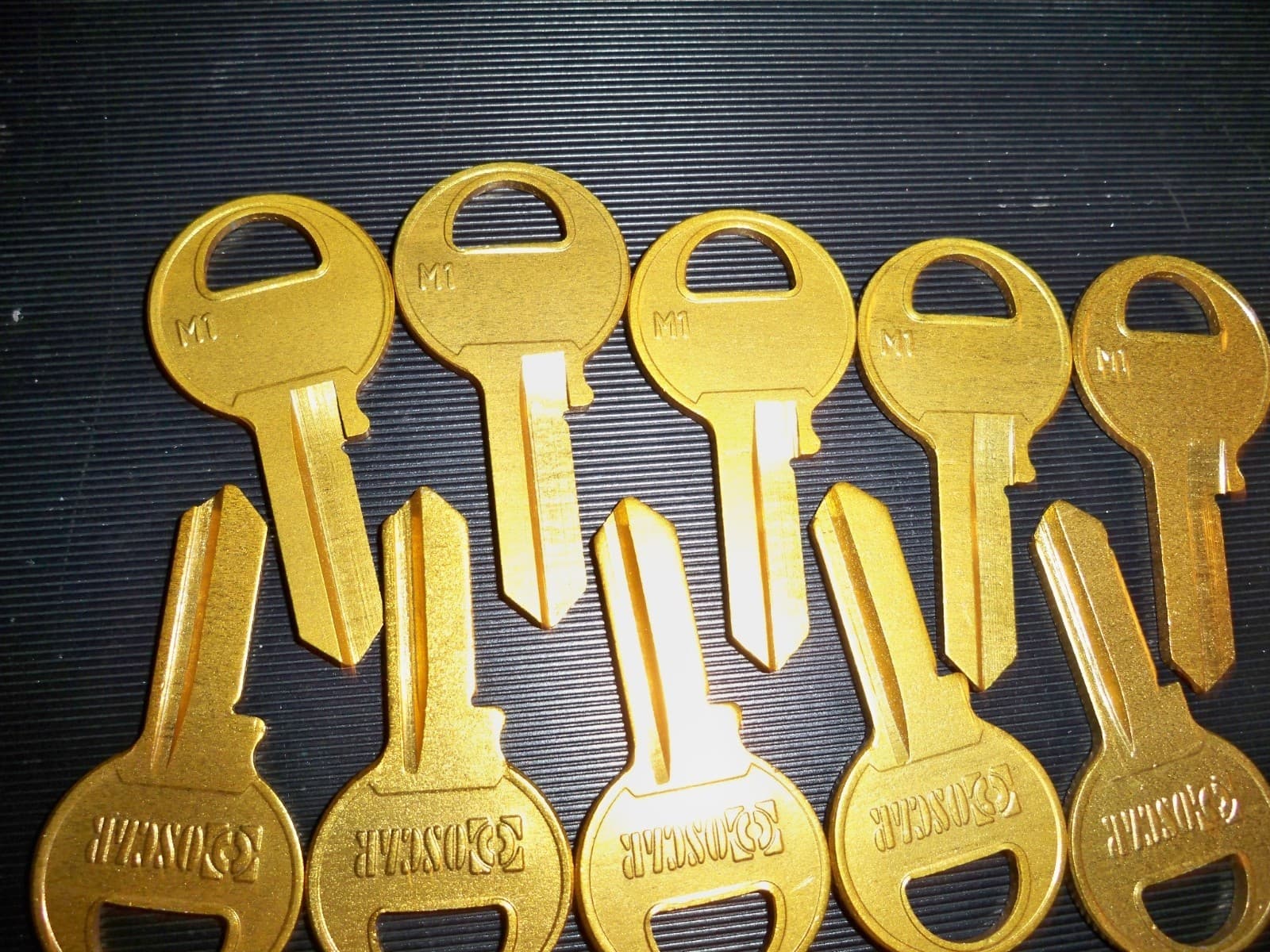 M1 - (50 Ct.) GOLD Lightweight Aluminum Titanium Key Blanks "BLOWOUT SALE" 3