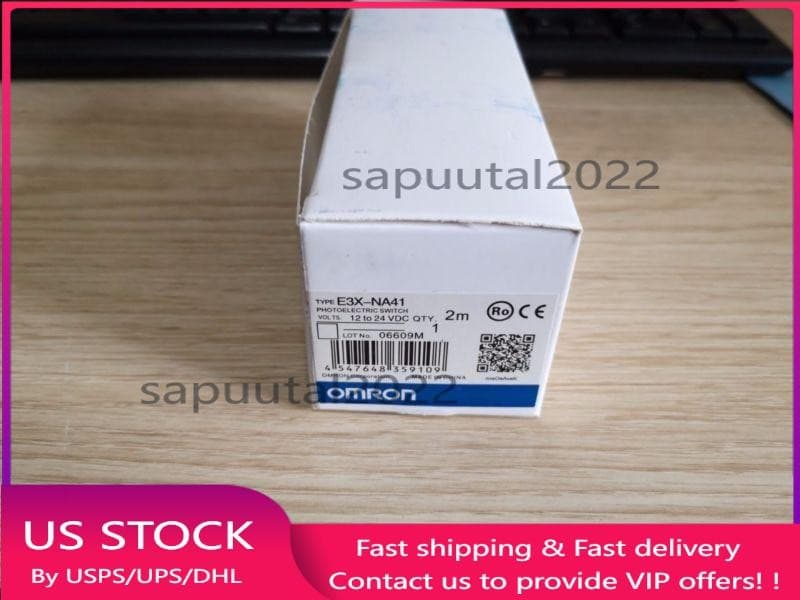 New In Box Omron Photoelectric Sensor Switch E3X-NA41 E3XNA41 *TT