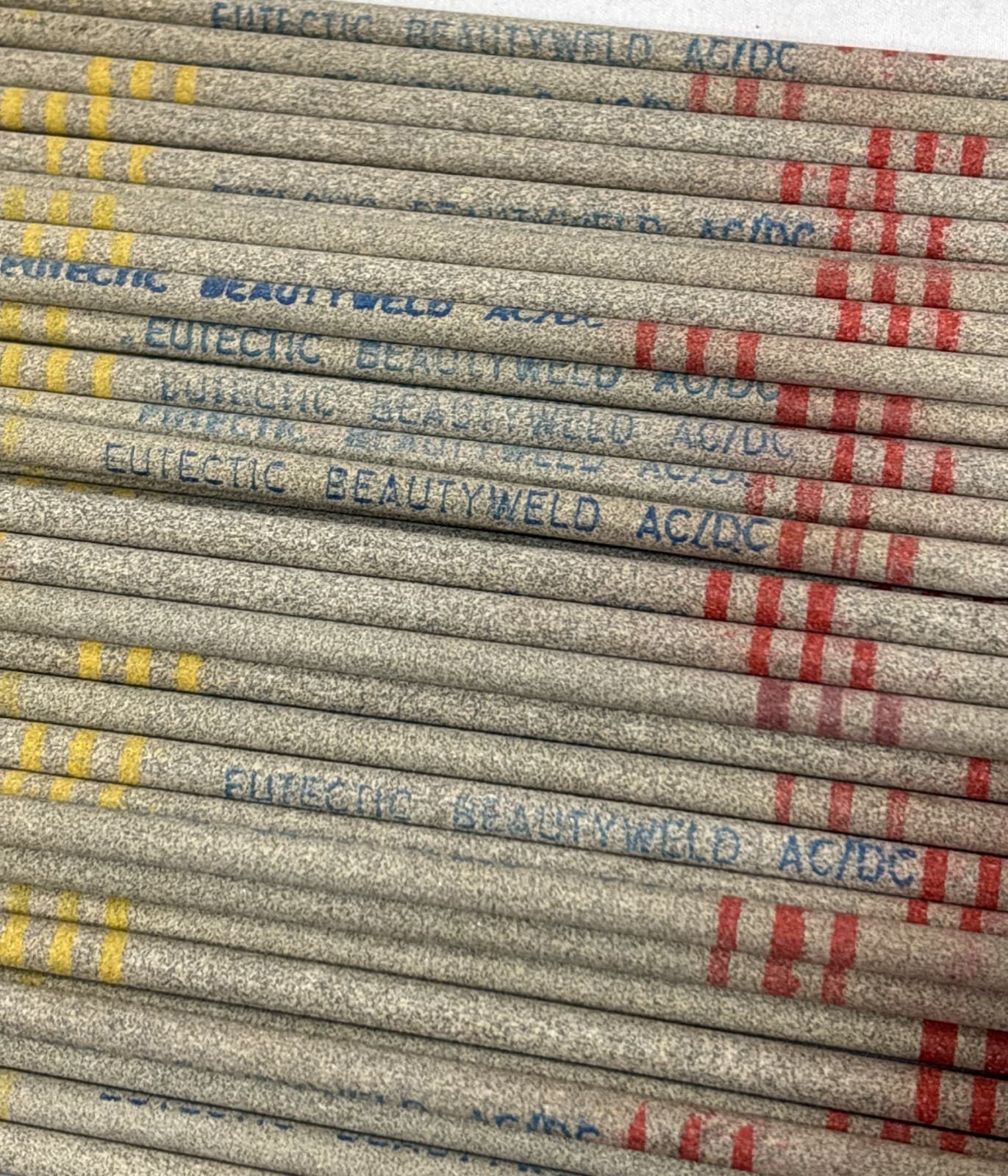 NOS Eutectic Castolin BEAUTYWELD 1/8"D AC-DC Electrode 3 lbs 47 Rods Vintage B 5