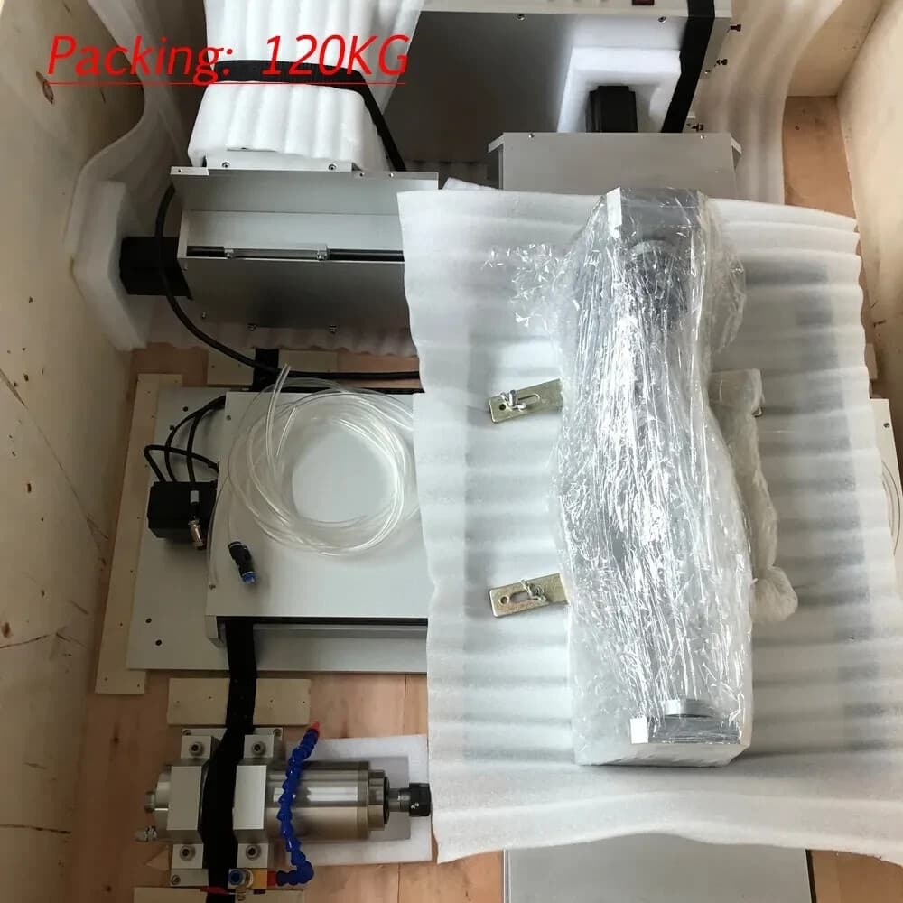 5Axis USB Mach3 6040 2.2KW Water Spindle Motor CNC Router Engraving Machine 220V 4
