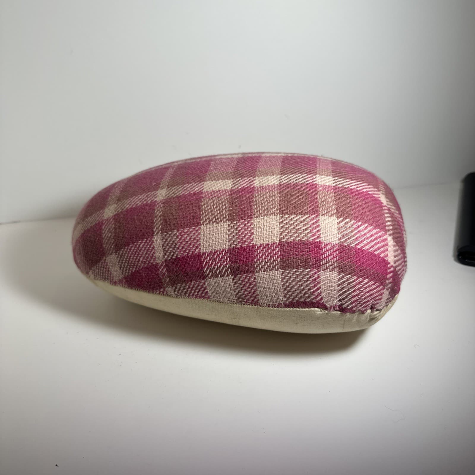 Vintage Singer Tailor's Ham Plaid  Pressing Dressmaking Ironing Shaping Sewing  5