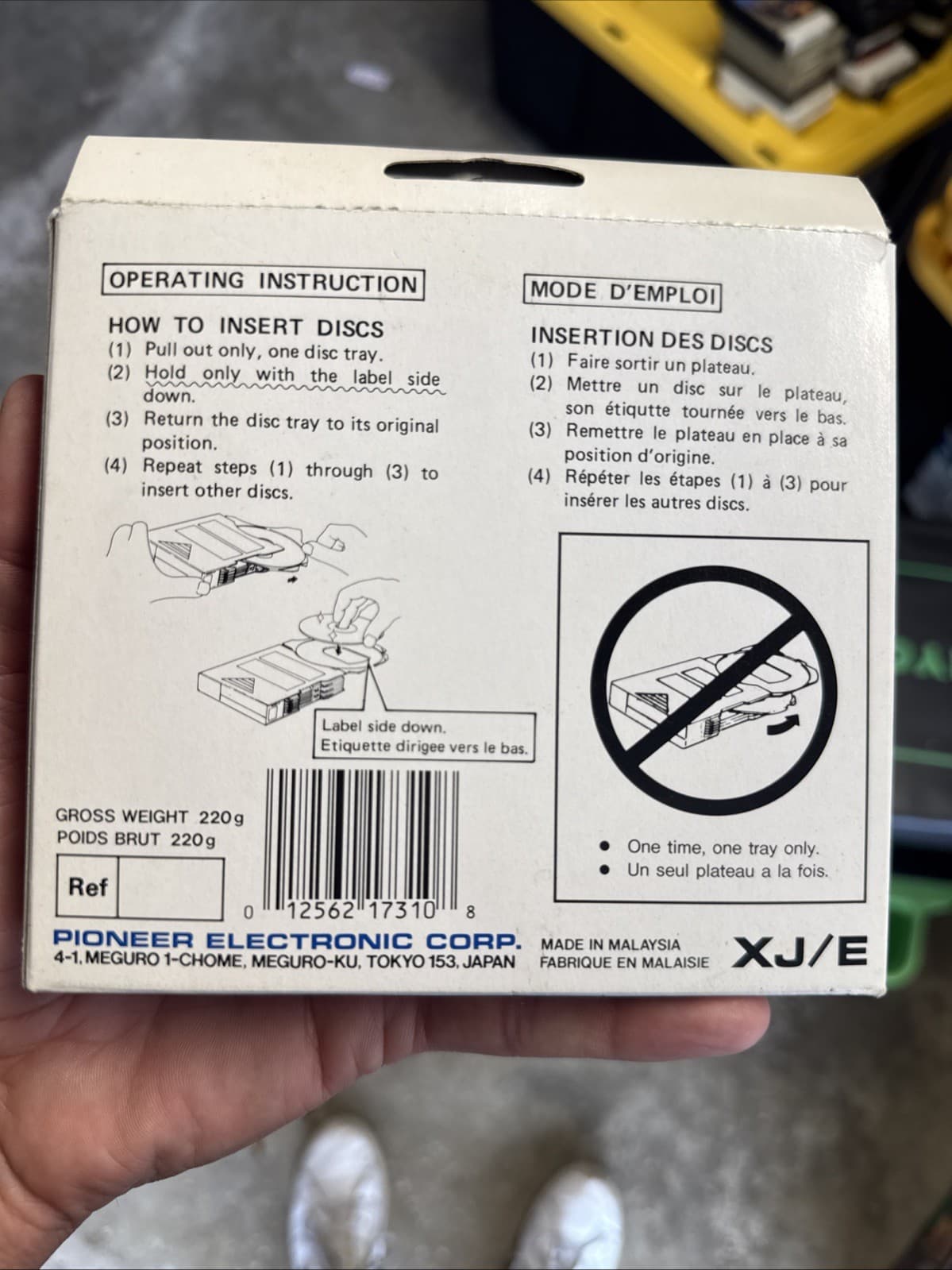 Pioneer JD-M300 6-Disc Magazine Cartridge Genuine Brand New 3