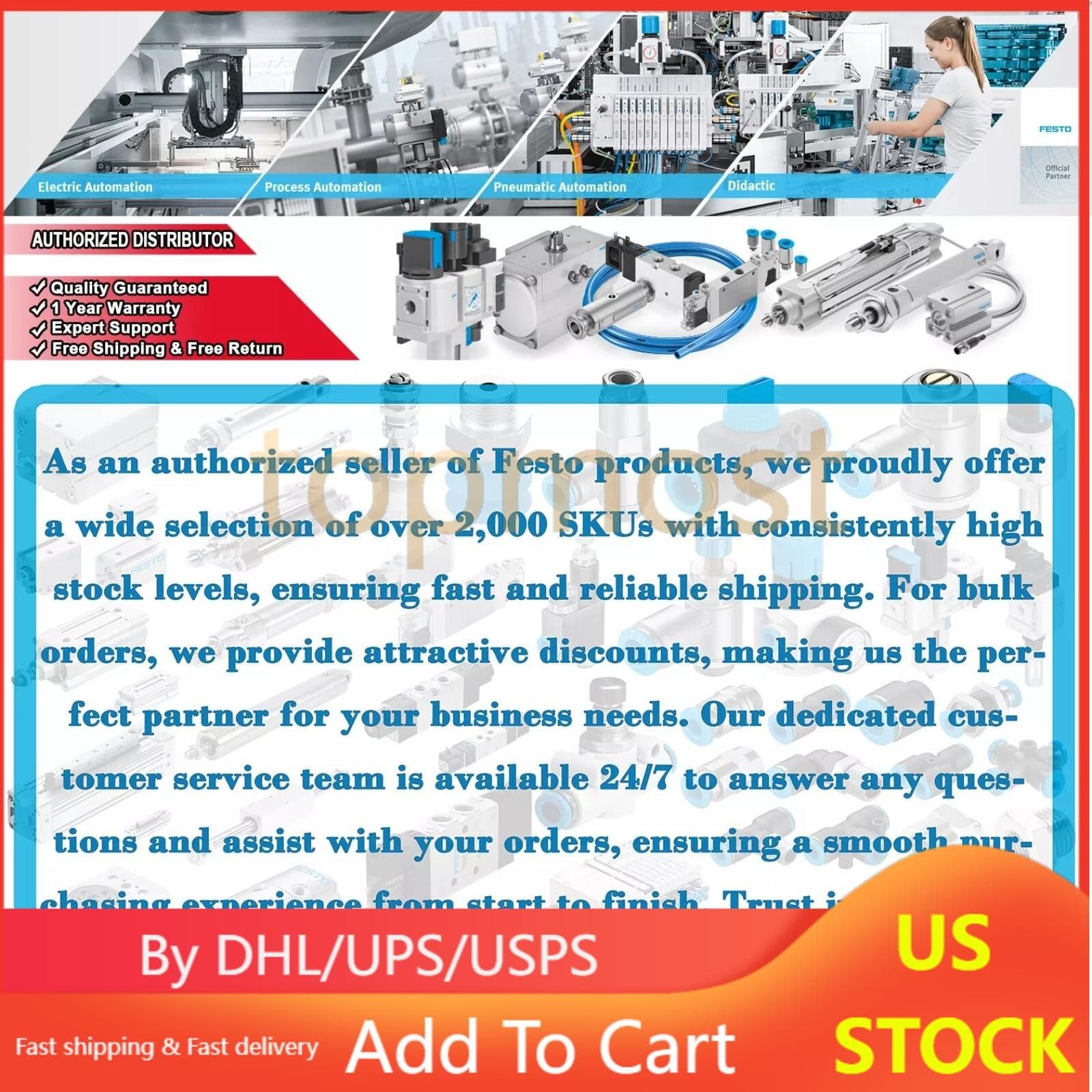 US FREE TAX New Festo ZK-1/8-B  6680 AND gate 2