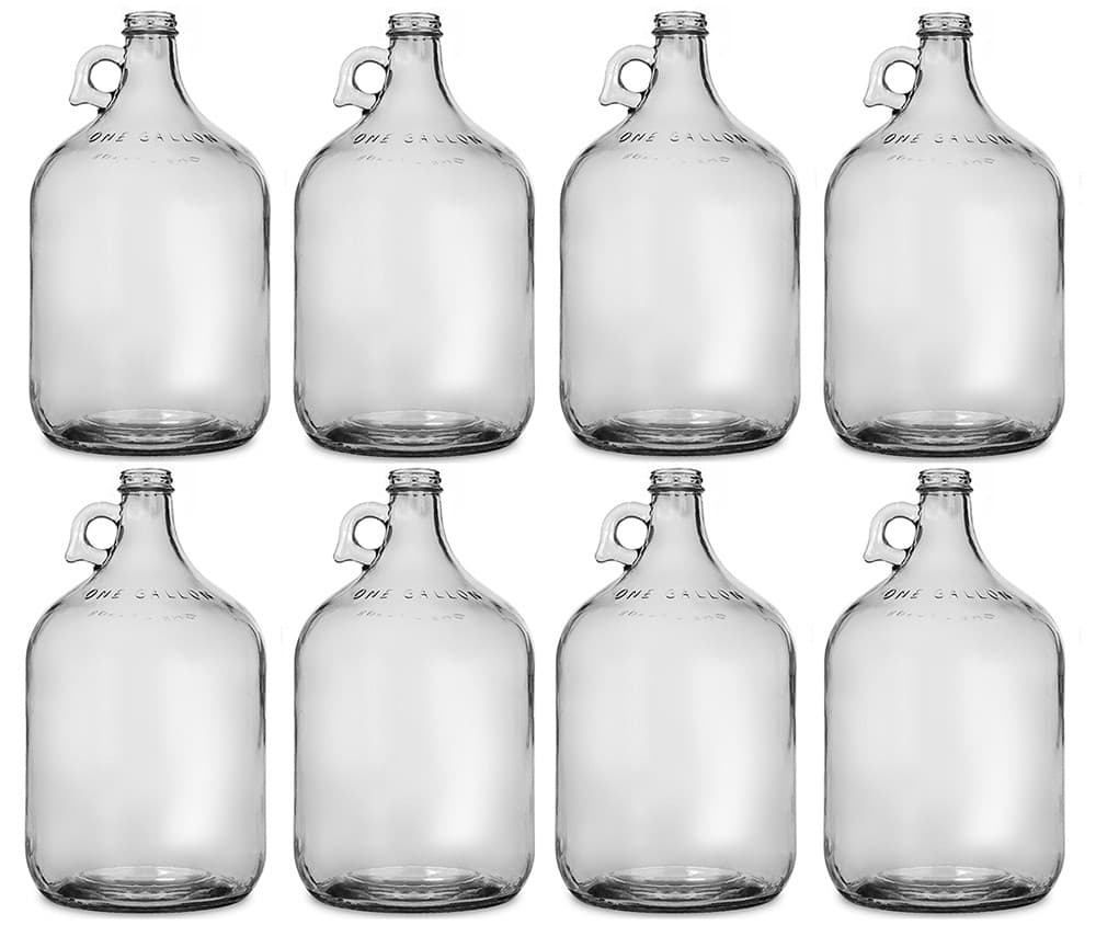 Glass Jug, 1 gallon (Pack of 8) Fermentor / Carboy