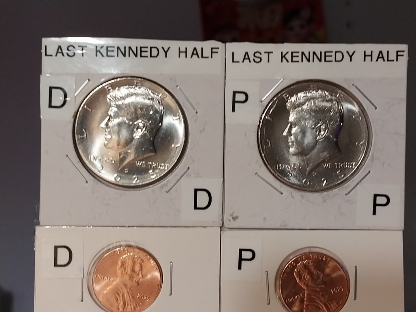 2025 LINCOLN CENTS AND KENNEDY HALFS  2