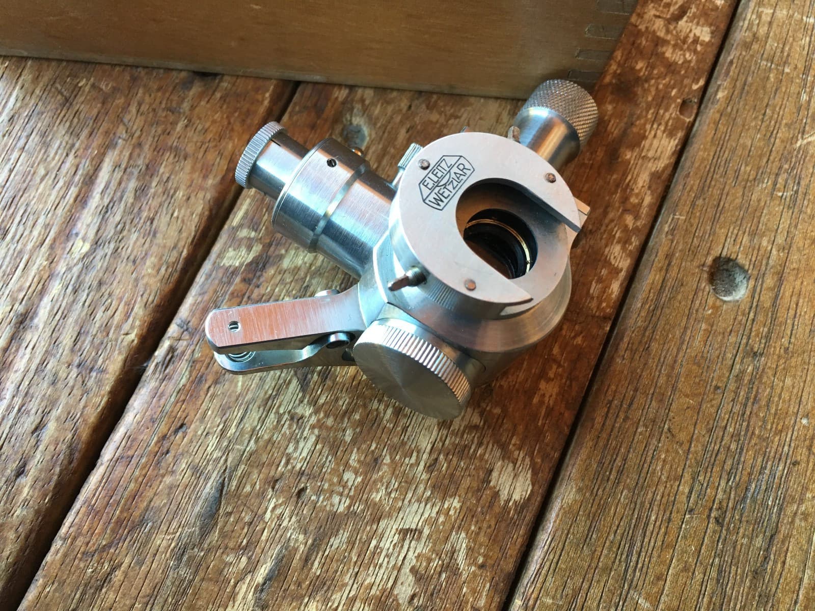 ANTIQUE E LEITZ WETZLAR MICROSCOPE VERTICAL ILLUMINATOR 3