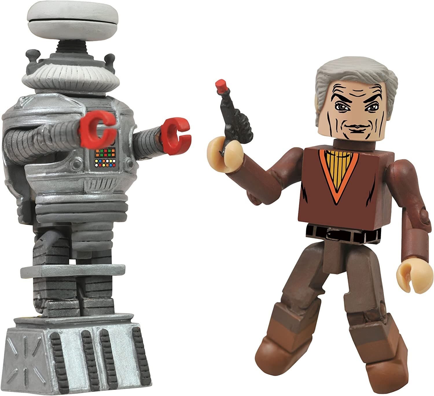 LOST IN SPACE TV Series Diamond Select Minimates Set - DR. SMITH & B9 ROBOT