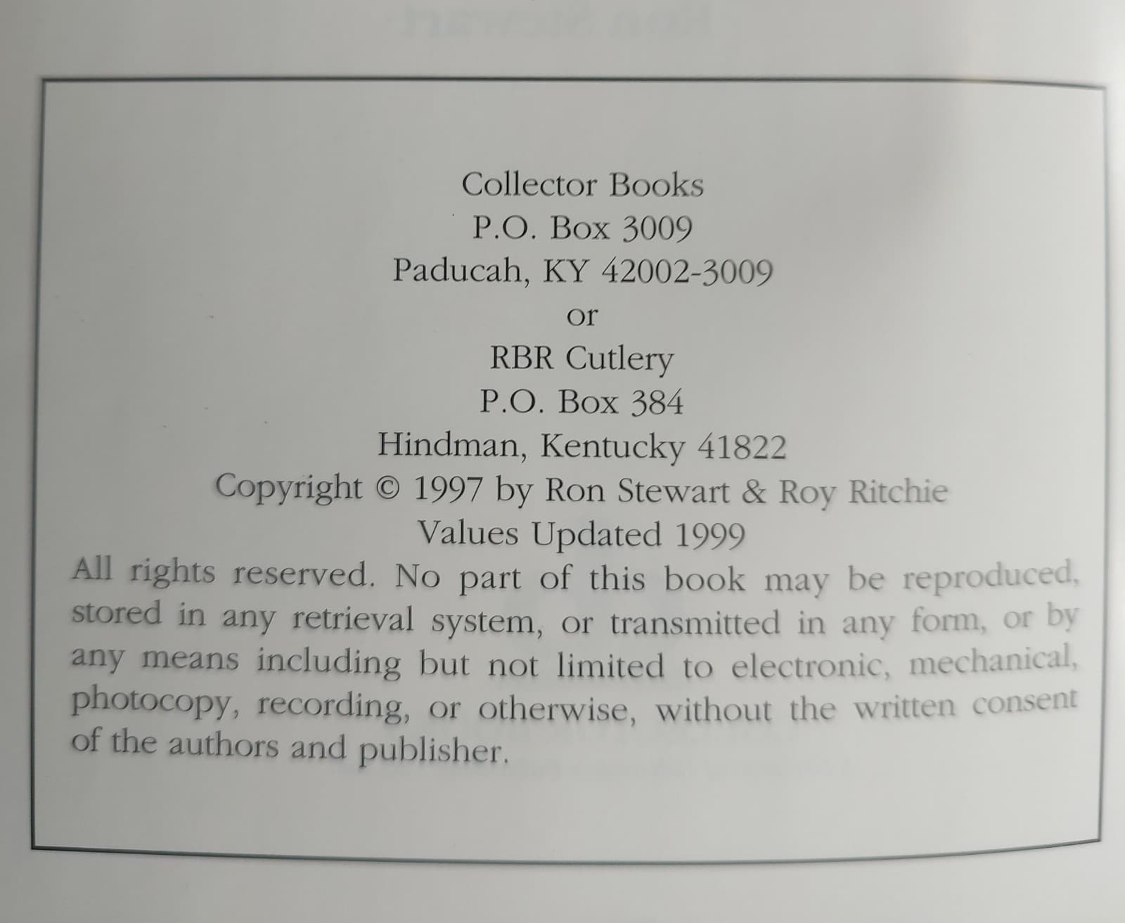 The Standard Knife Collector's Guide 3rd Edition Identification & Values  3