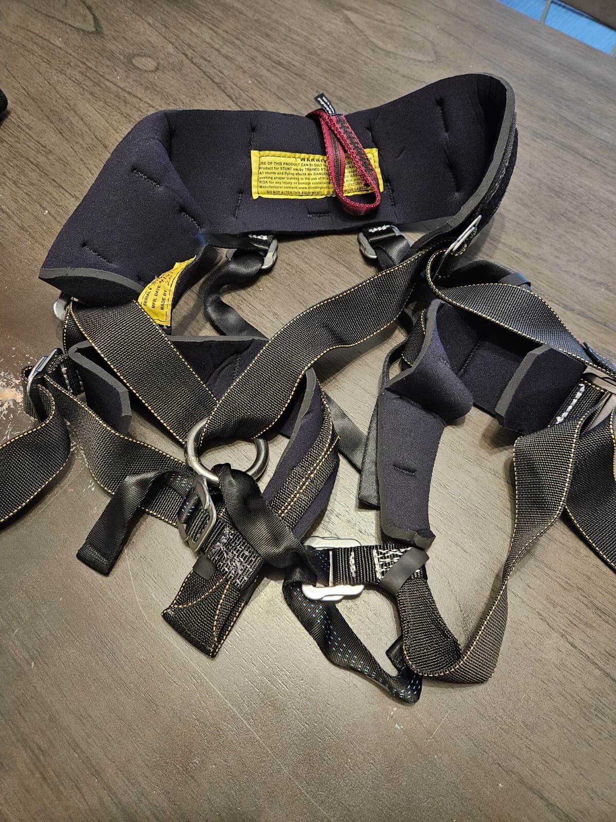 Climbing Sutra Stunt Bungee Harness Serial # 34403 Size Medium 2