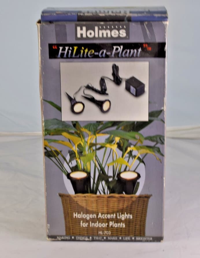 4 Indoor Accent Lights for Plants Holmes 10W Halogen Bulbs (Included) - Tested 3