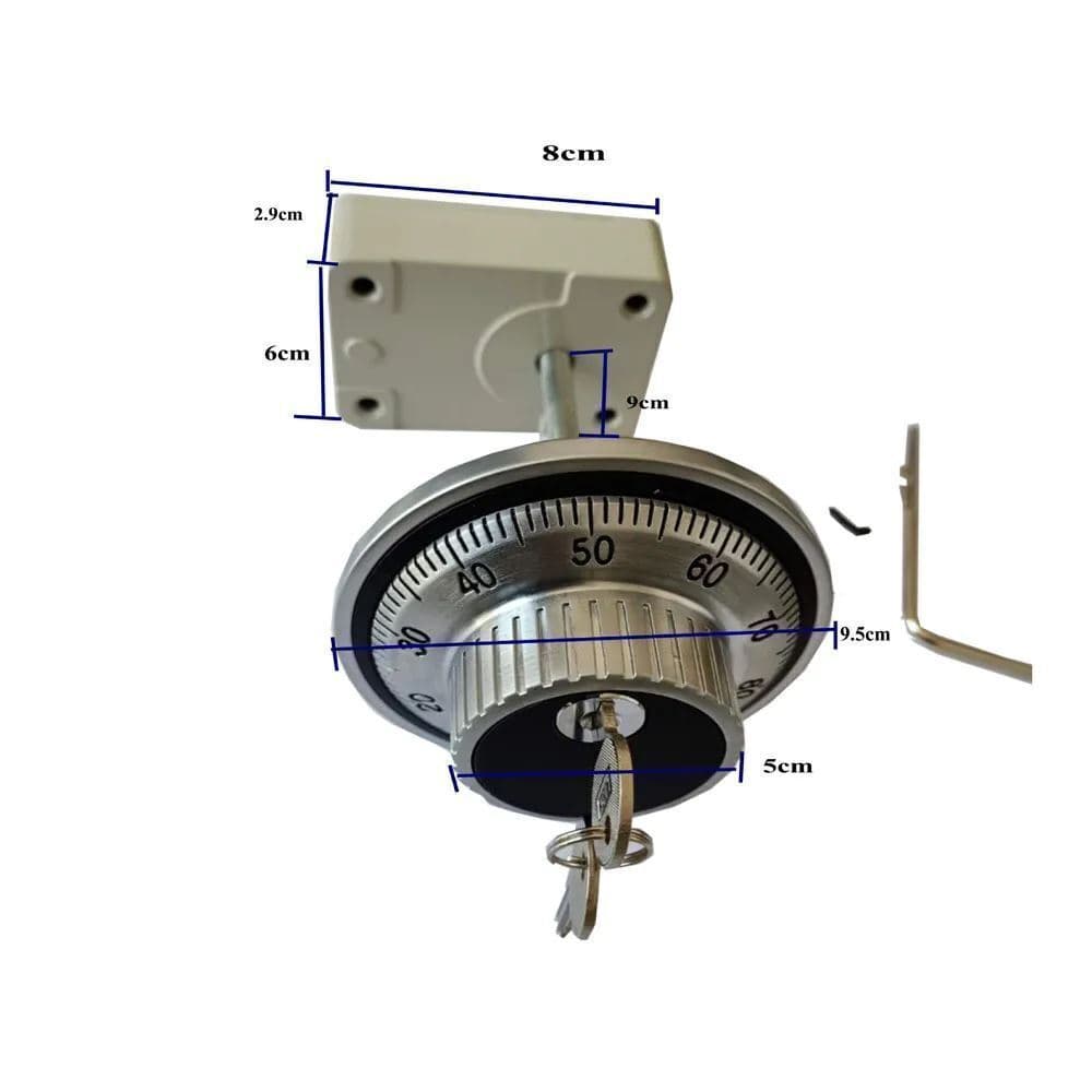 Mechanical Combination Deadbolt Locks Replace La Gard Gun Safe Lock With Key 3