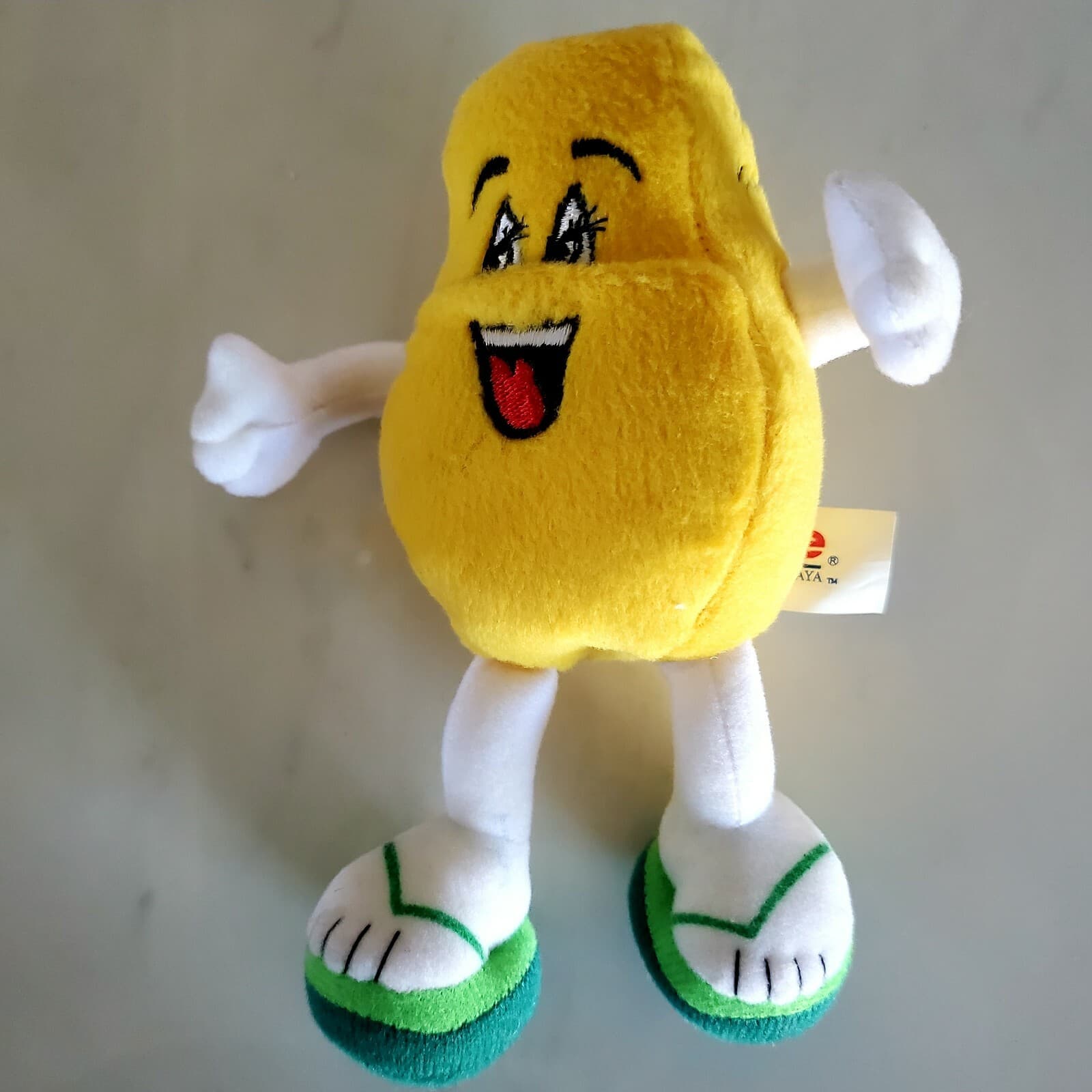 Vintage DOLE - Bobby Banana + Pono Papaya - Advertising Plush Doll Toy Small 2