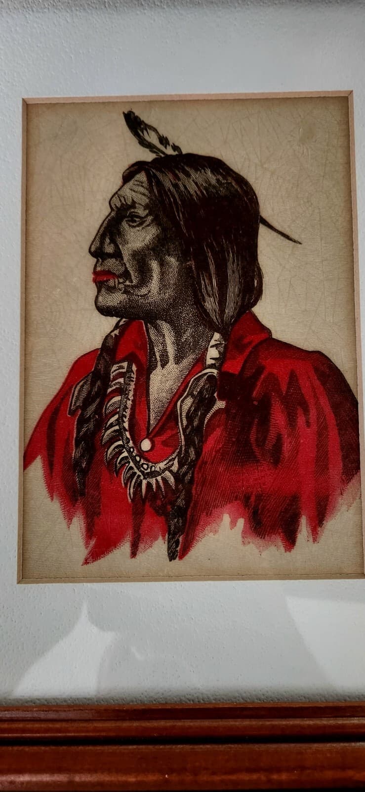 Sunkist Orange Advertisement Lithograph American Indian 3