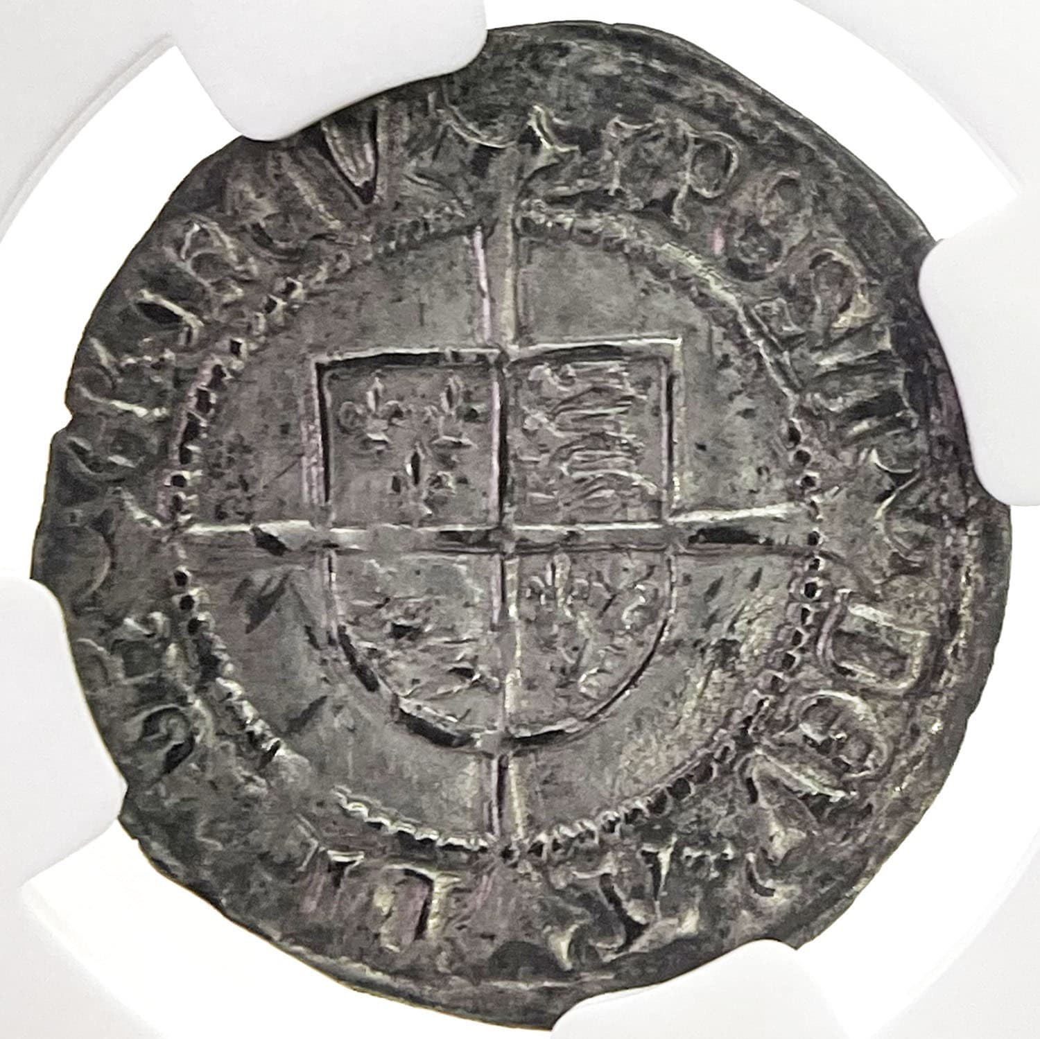 1502 -1504 SILVER ENGLAND 1/2 GROAT KING HENRY VII COIN NGC AU 58 S-2262a 2