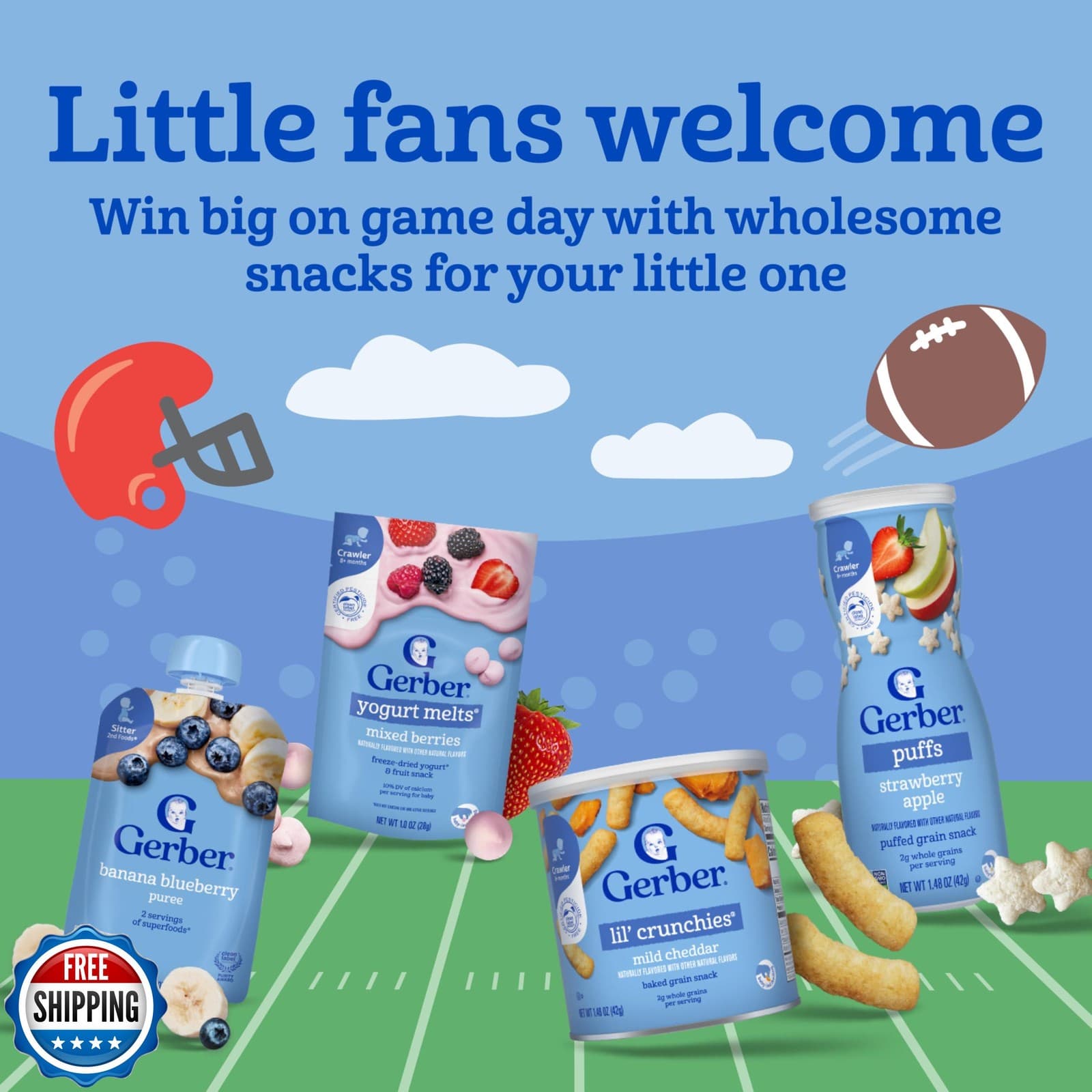 Gerber Lil Biscuits, Snacks for Toddlers, Toddler Cookies, Vitamin E, Iron, F 4