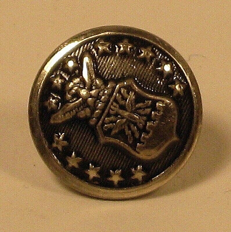 USAF US Air Force Cap Hat Buttons (Old Emblem) Pair for Dress Blues            2