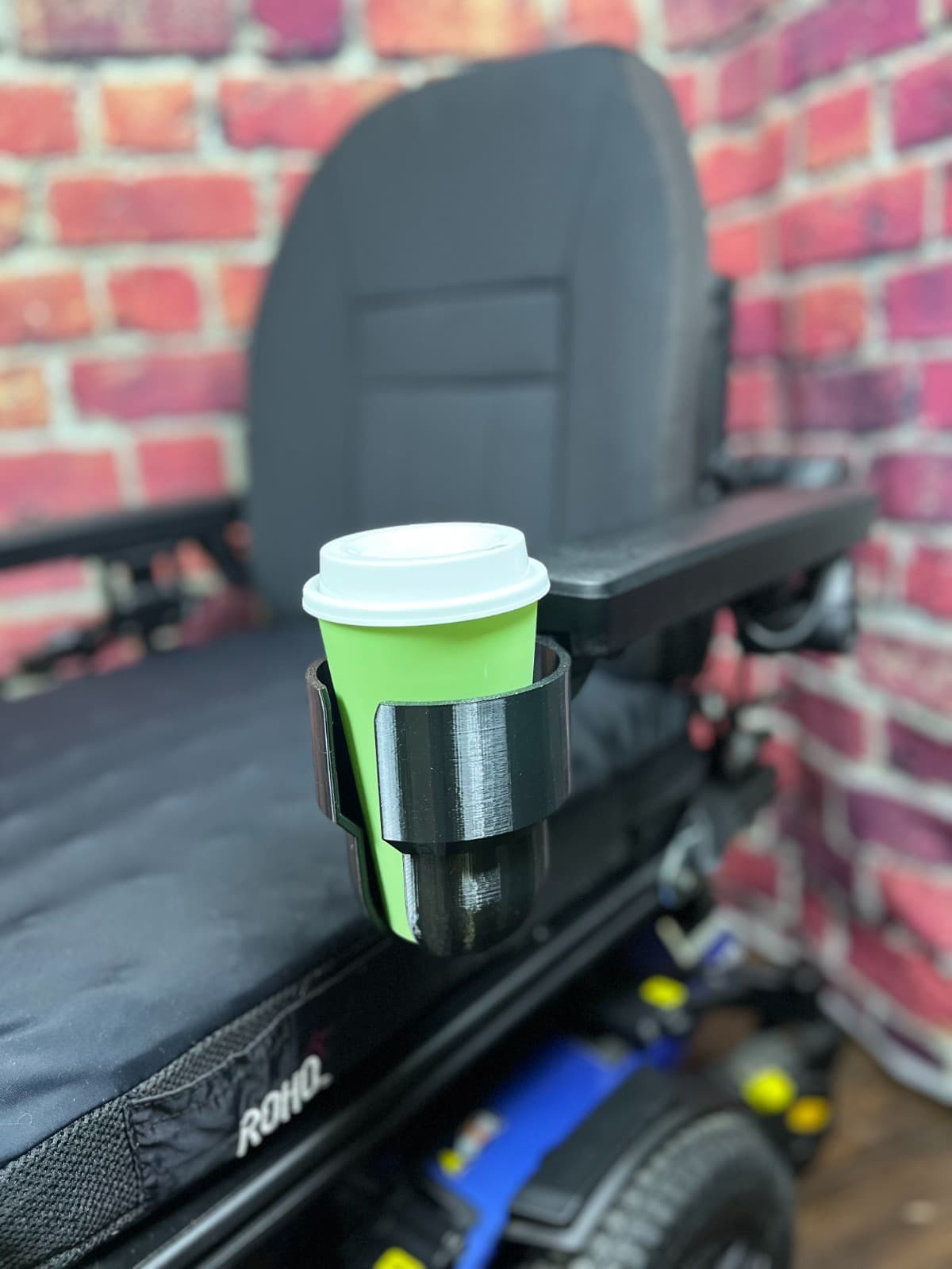 Cup Holder Made For Permobil Power Wheelchair 6