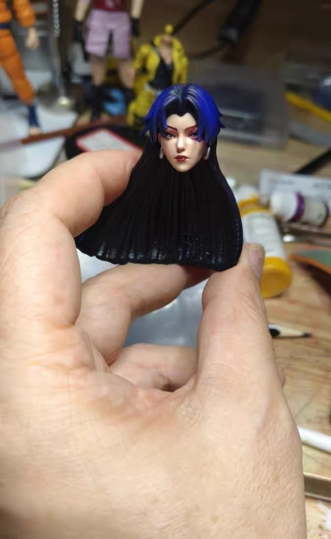 1/12 Psylocke Comics Betsy Braddock Head Sculpt Fit 6'' ML Action Figure