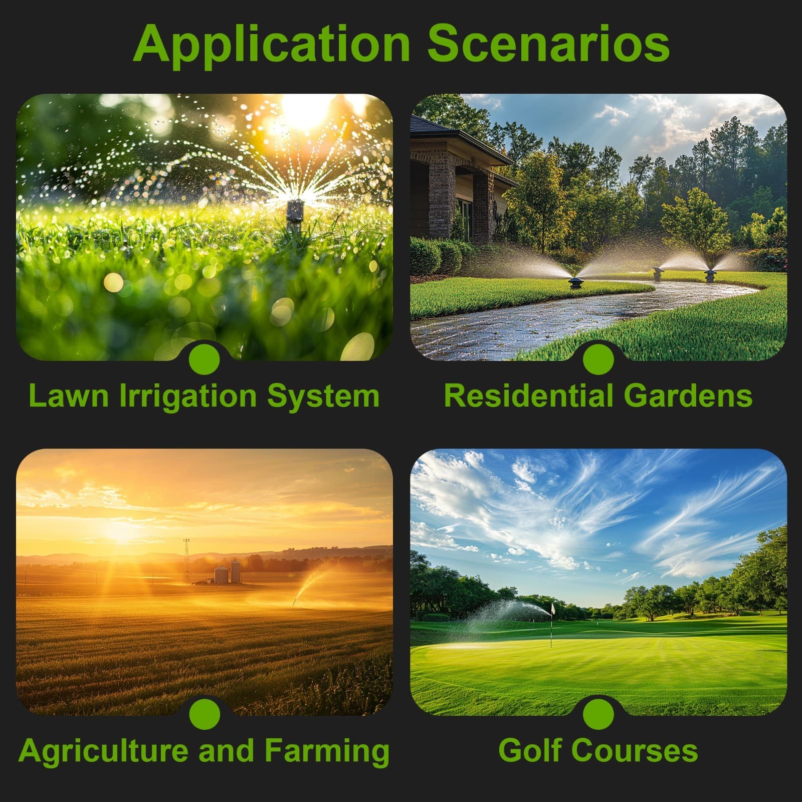 SYSTON 18/5 Sprinkler Wire Solid Copper, Low-Volt Direct Burial Irrigation Wire 5