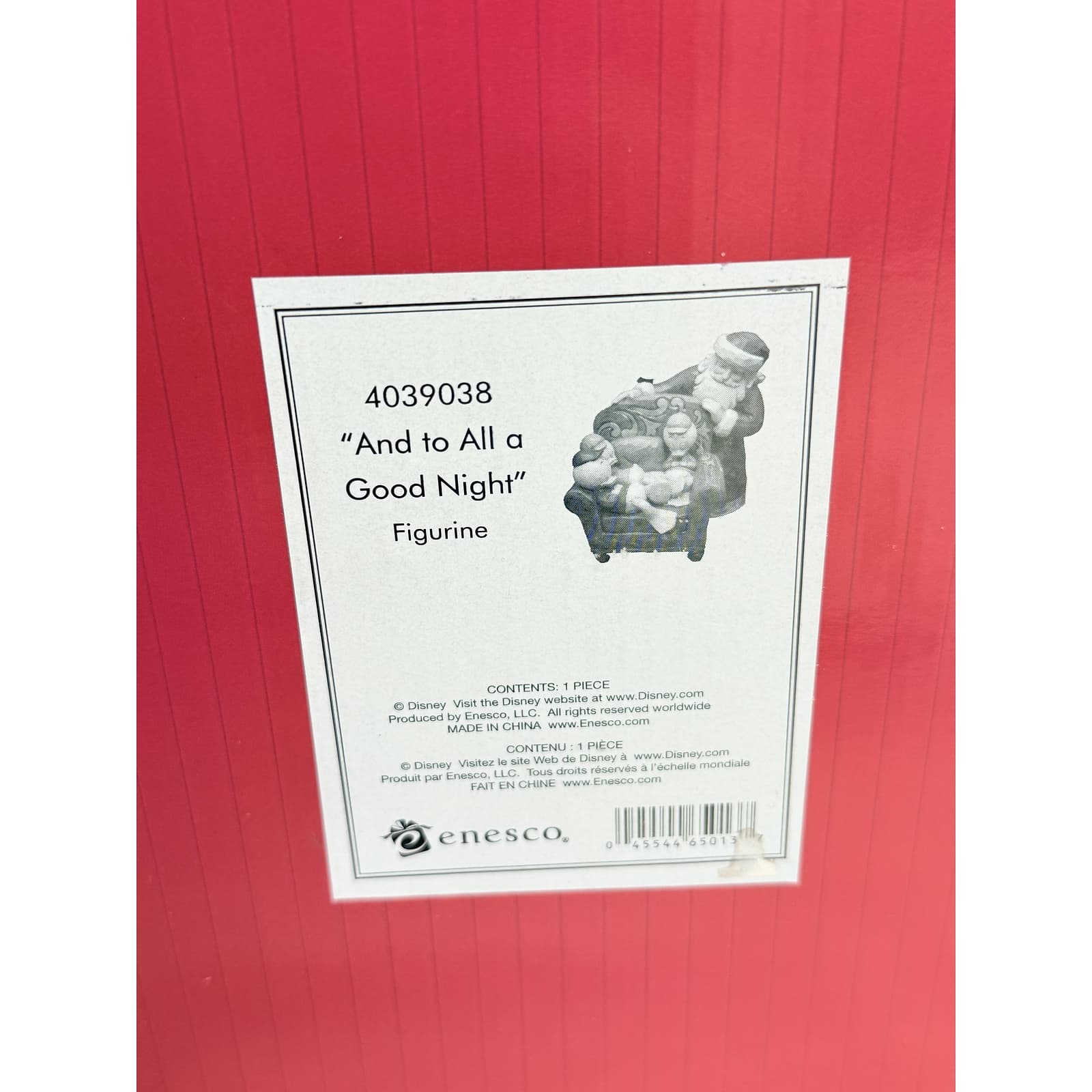 Disney Tradition Jim Shore  Santa With Huey Dewey Louie Christmas Figurine 2