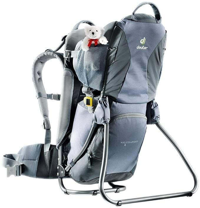Deuter Kid Comfort 1 - Child Carrier Backpack for Hiking (Titan/Granite) 5