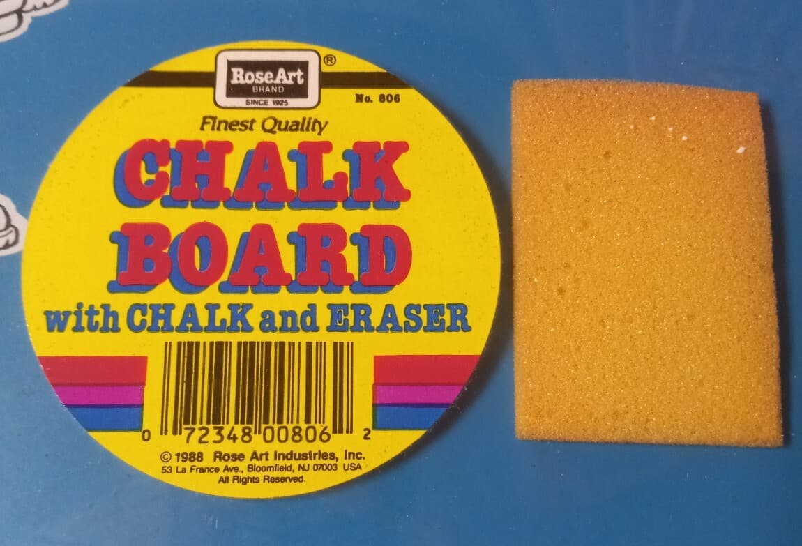 Vtg 1988 California Raisins Rose Art Chalk Board Eraser Collectible See Descrip. 4