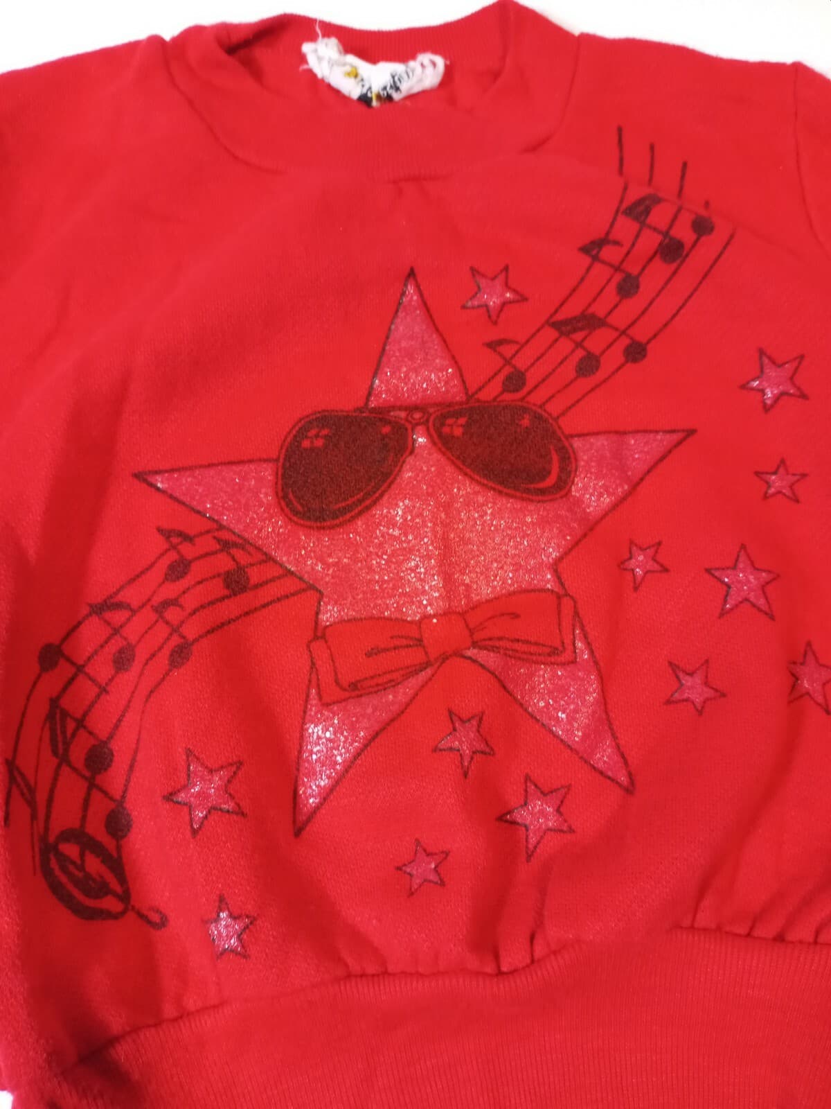 Kids toddler xxs red Michael Jackson Sweatshirt vintage 80s 1980s  2