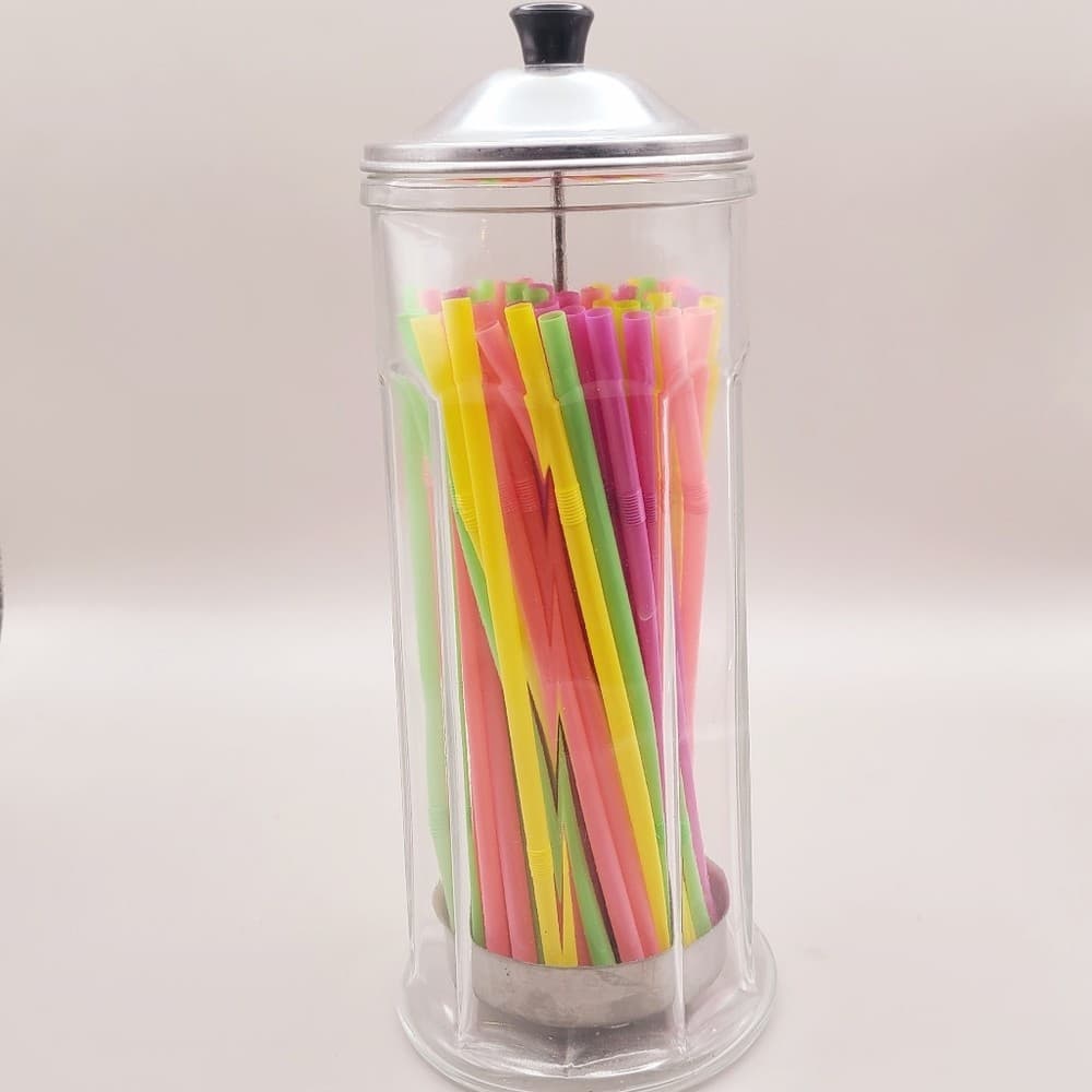 Vintage Soda Shop Straw Dispenser 2
