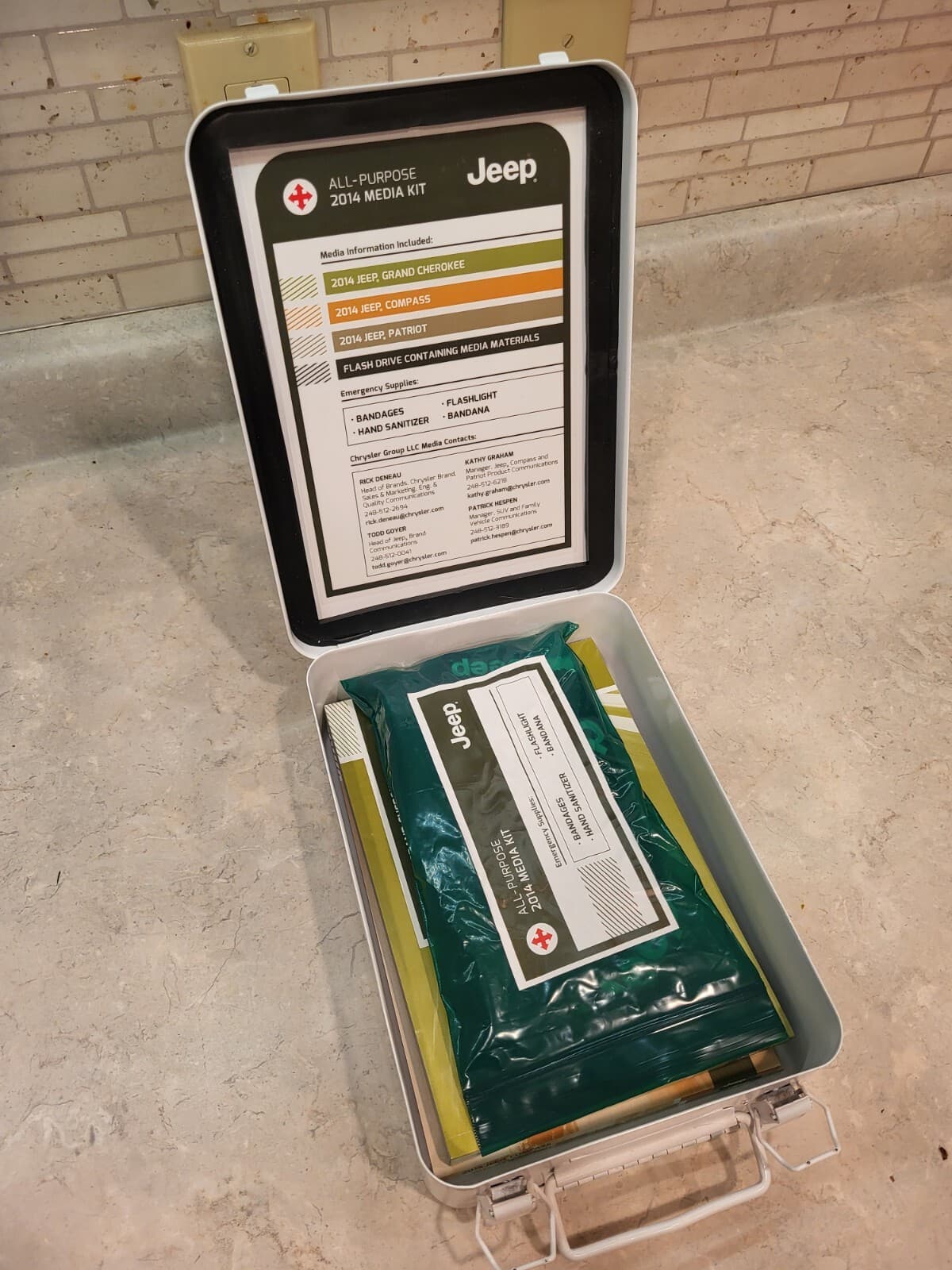 JEEP ALL PURPOSE MEDIA KIT PRESS KIT NEW