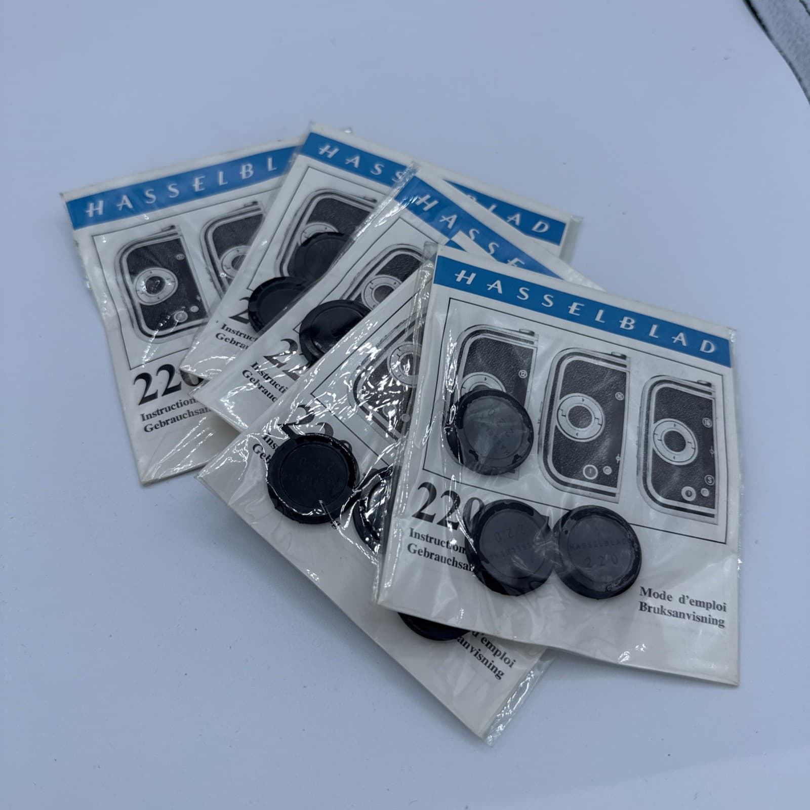 Hasselblad 220 Back Adapters (3PCS) Sealed New Old Stock 3