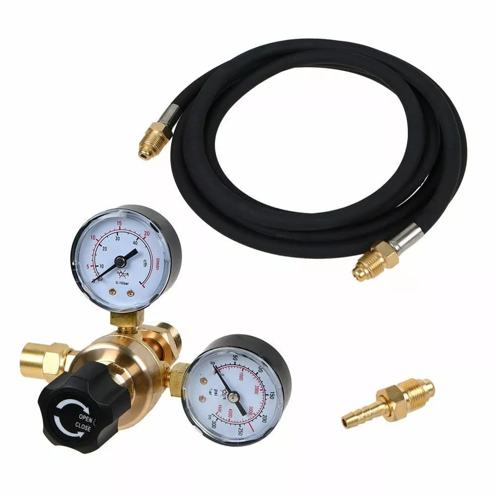 Argon CO2 For Lincoln Mig Tig Flow Meter Welding Regulator Welder Gauge Gas+Hose 2