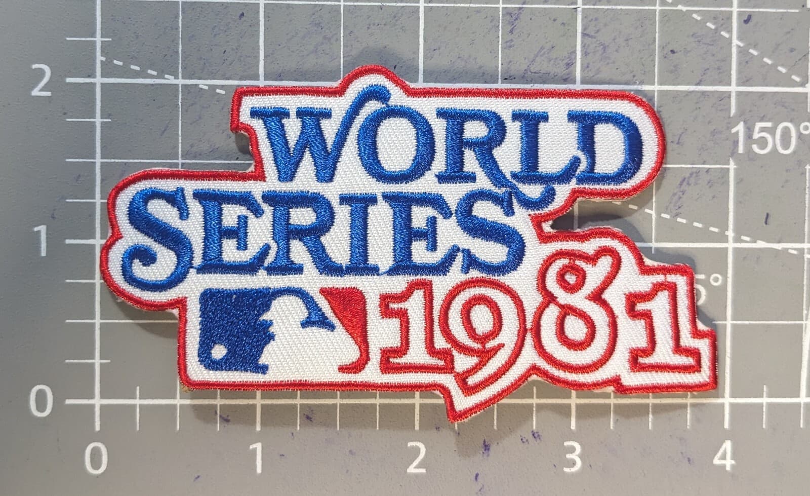 World Series Baseball 1981 2x4" LA Dodgers MLB Classic Embroidered Iron On Patch 2
