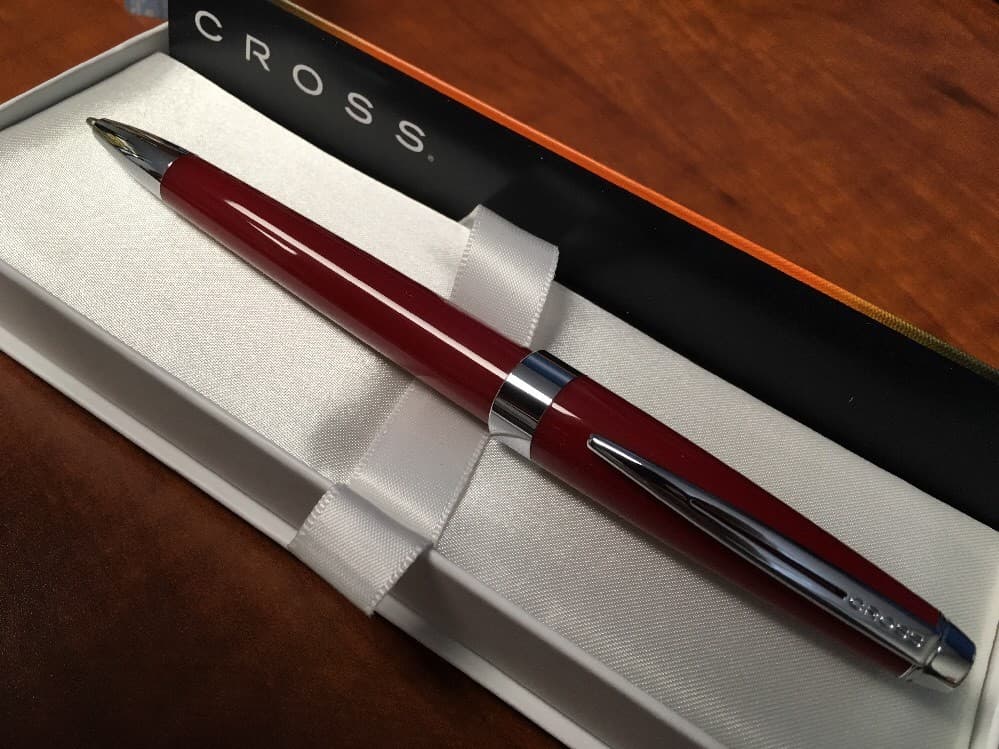 Cross Aventura Fire Engine Red Ballpoint Pen 6