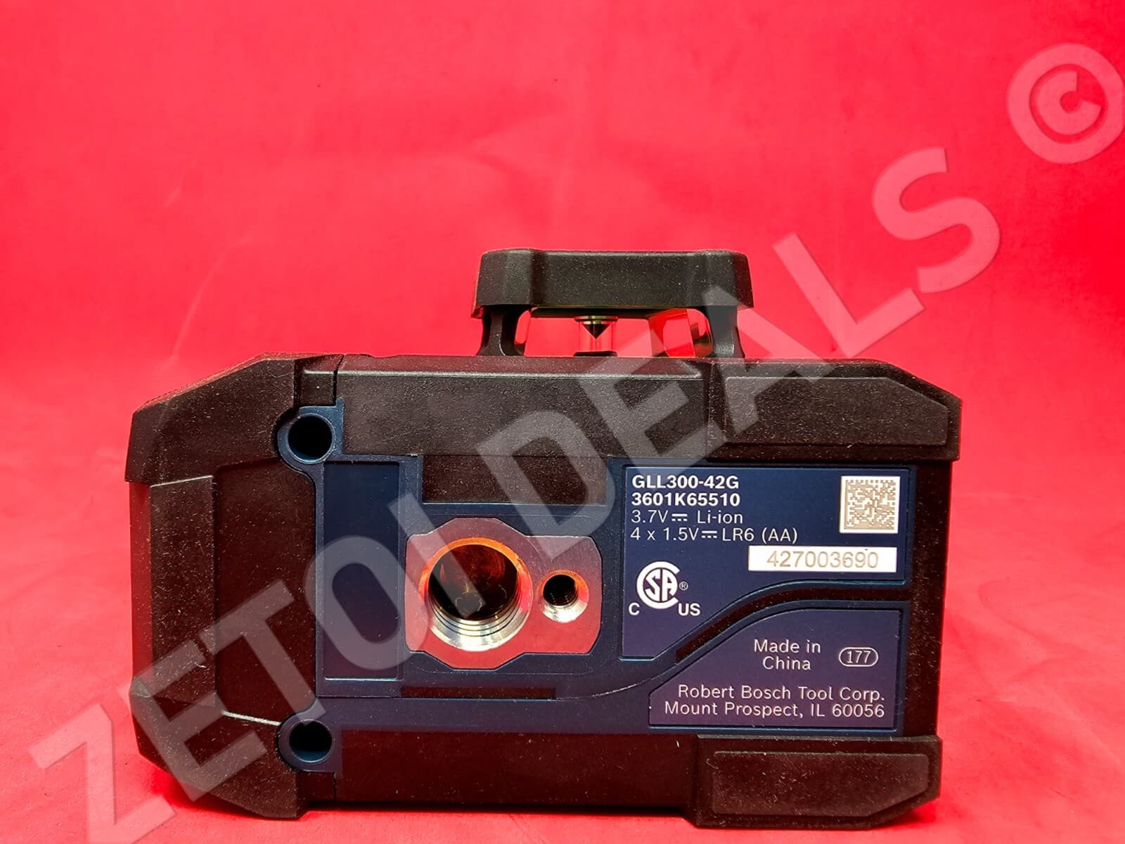 *NEW* Bosch 3.7V 360-Degree Green-Beam Leveling and Alignment LASER (TOOL ONLY) 5