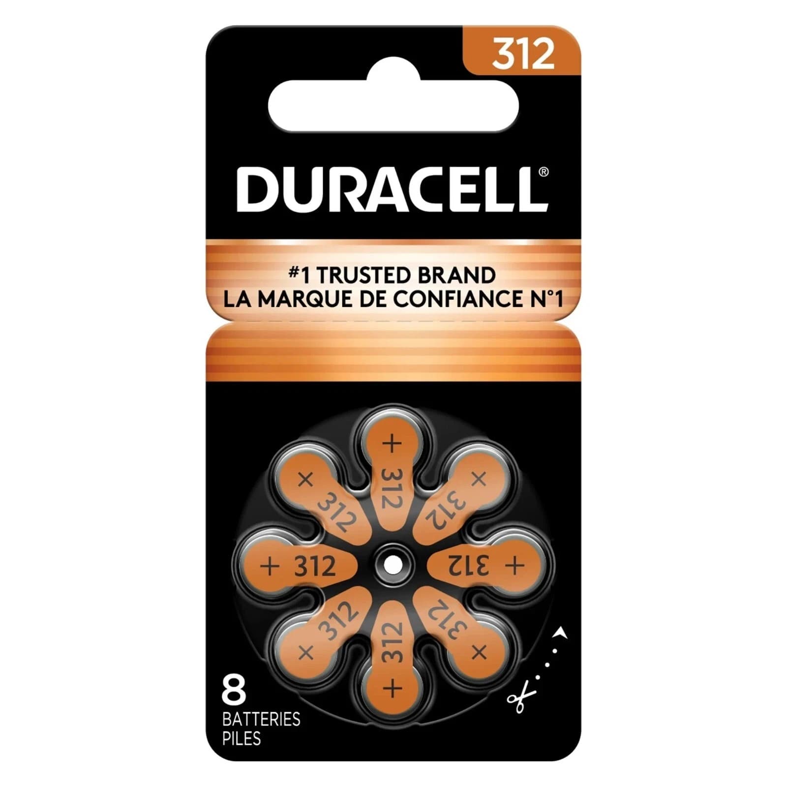 Duracell Activair Hearing Aid Batteries: Size 312 (80 Batteries) Exp 2029 3