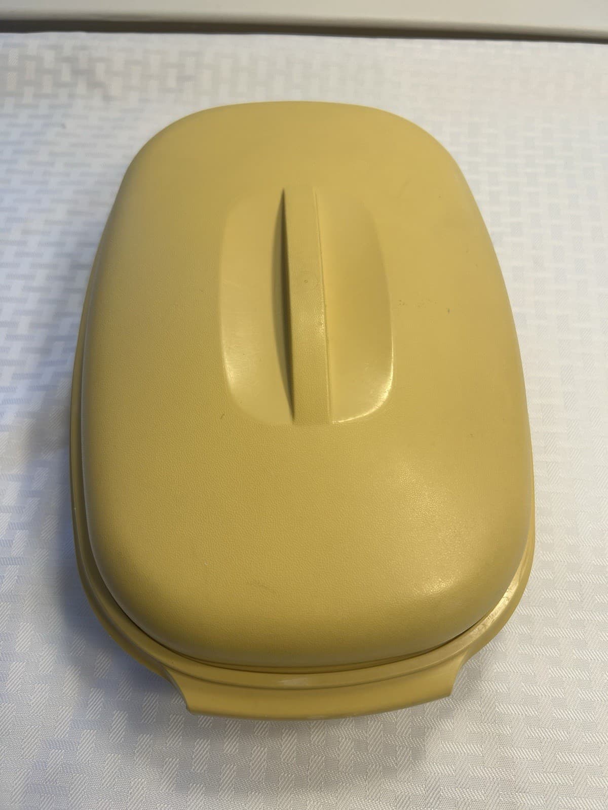 Vintage Tupperware Microwave Vegetable Steamer 3 Piece Harvest Gold 1273-4 6