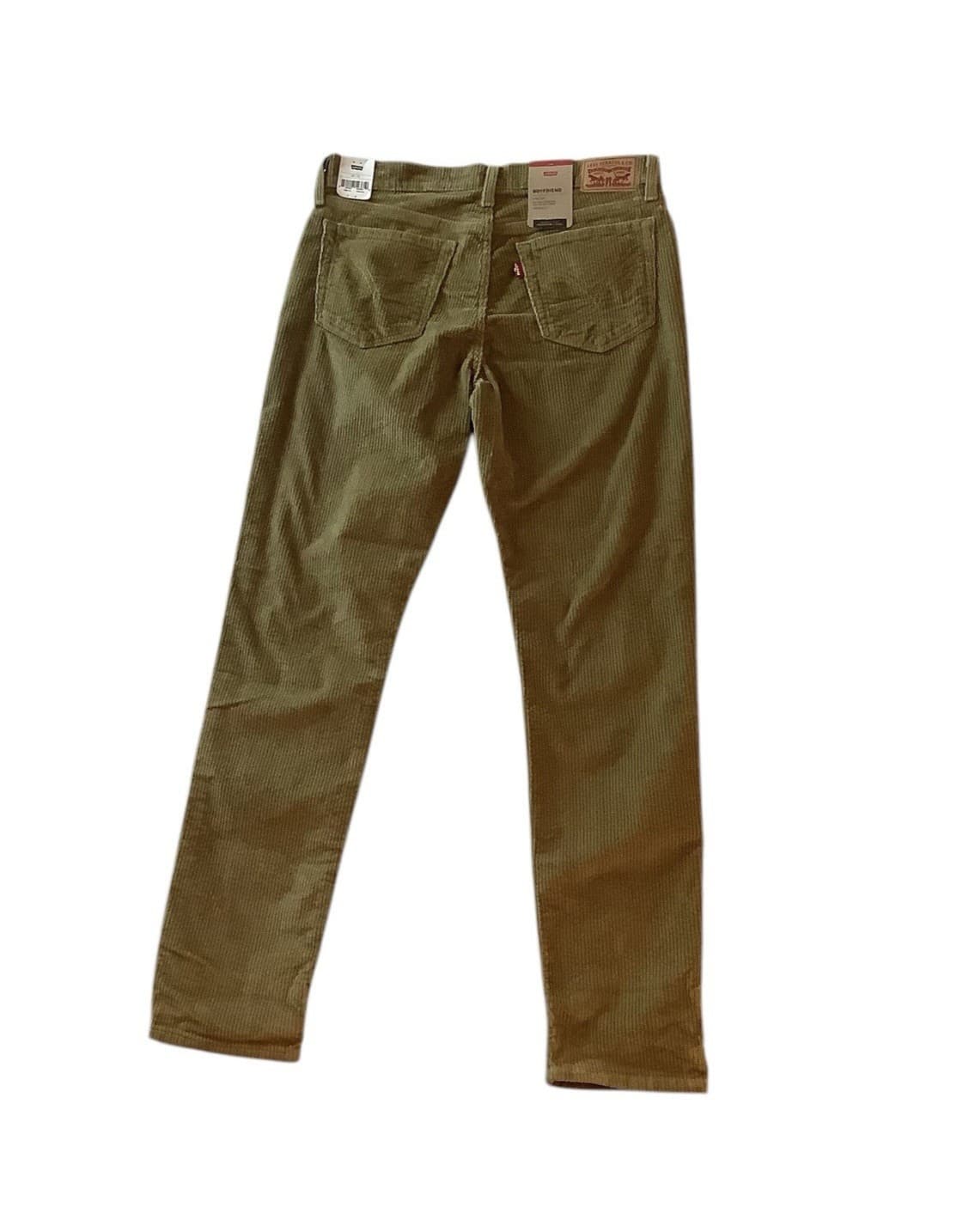 Levi's Boyfriend Tapered Leg Corduroy Womens Size 29X30 Golden Brown 2