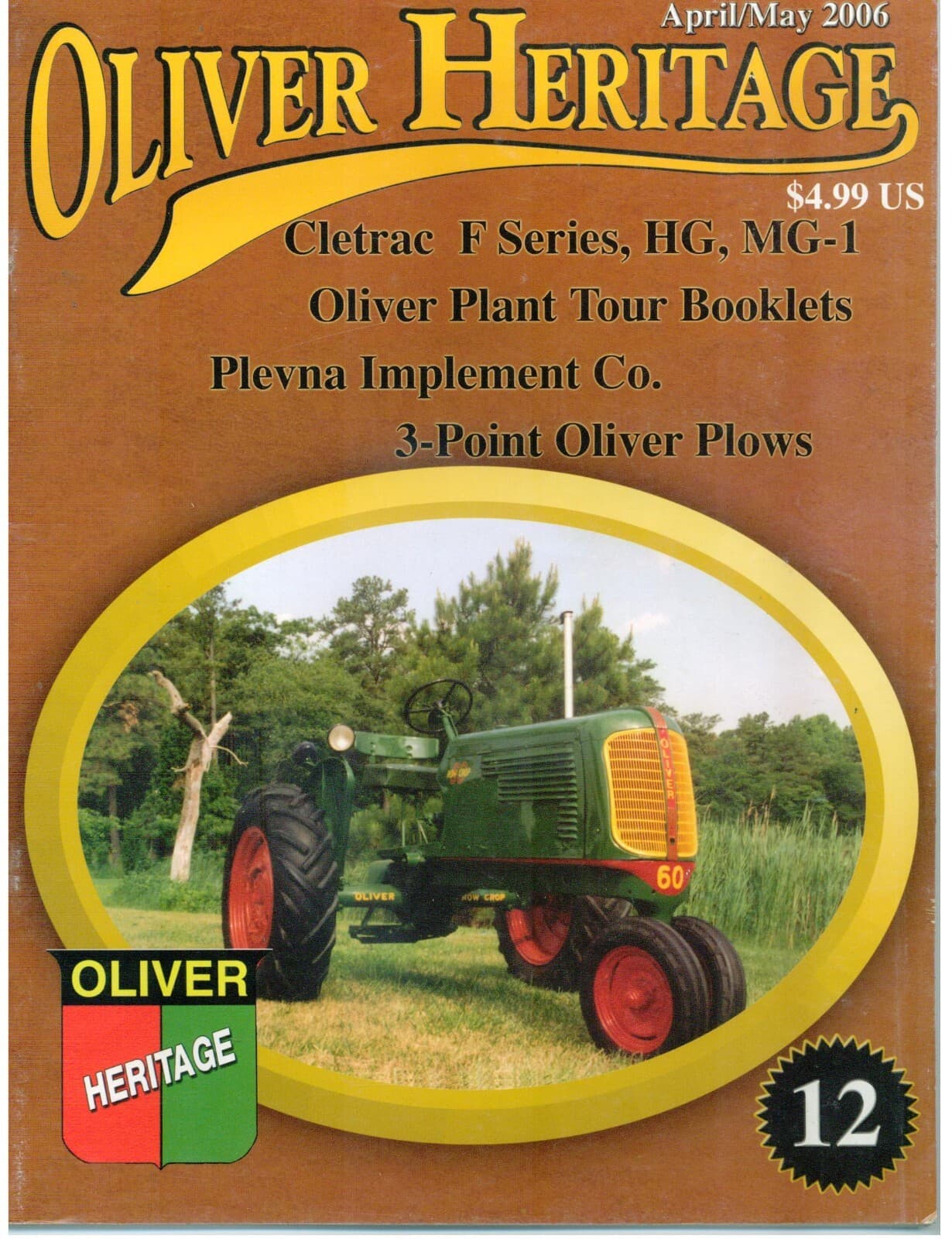 Cletrac Model F, MG-1, HG General GG, Plevna Implement, Oliver 3 Point Plows