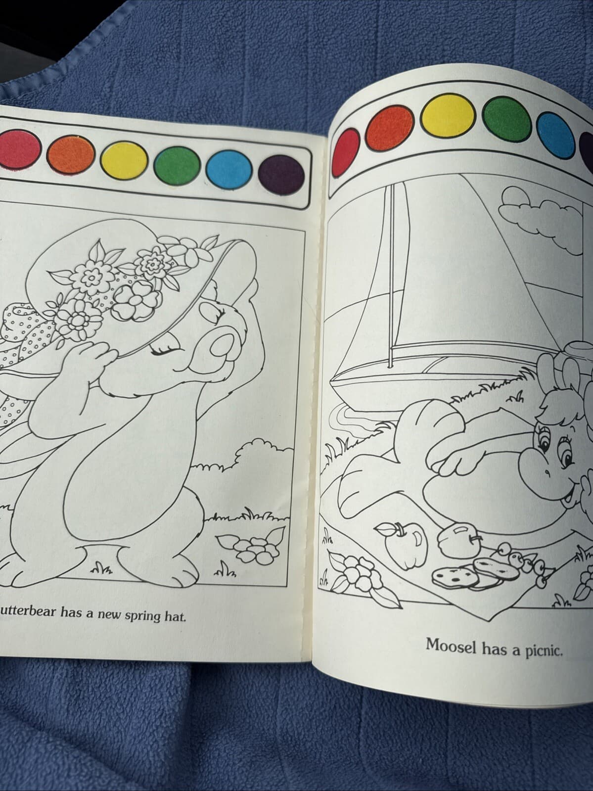 Disney Wuzzles Watercolor Paint Box Activity Book VTG 1986 READ 6