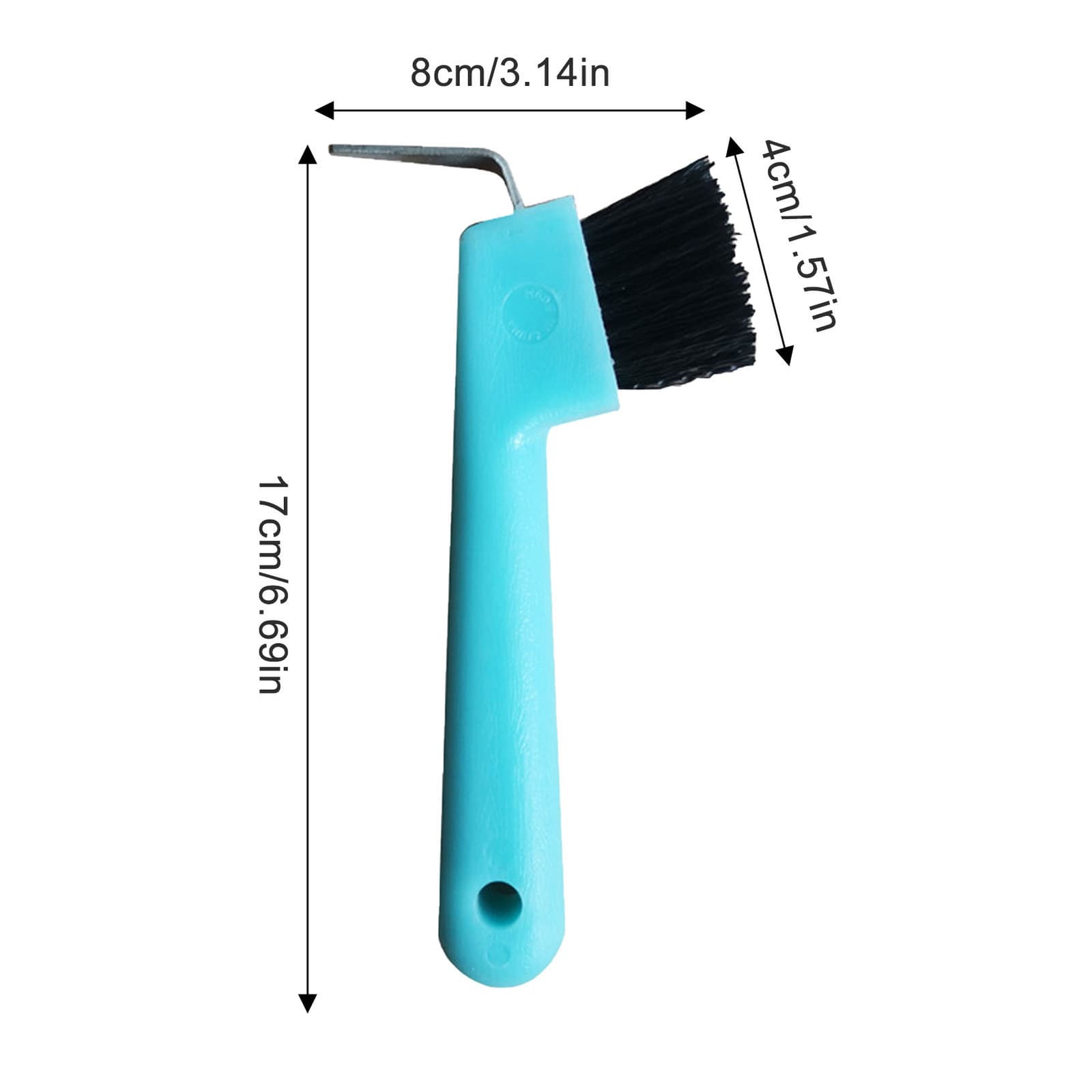Animal Hoof Pick With Brush For Horses Cows Donkeys（Random color） 2